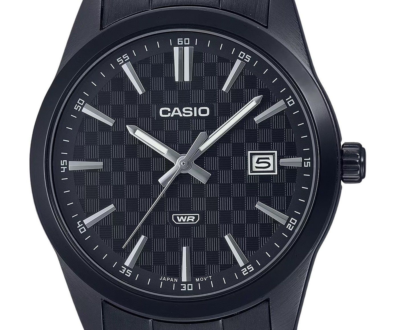 Casio Standard Analog Black Ion Plated Stainless Steel Black Dial Quartz MTP - VD03B - 1A Men's Watch - Prestige Stones