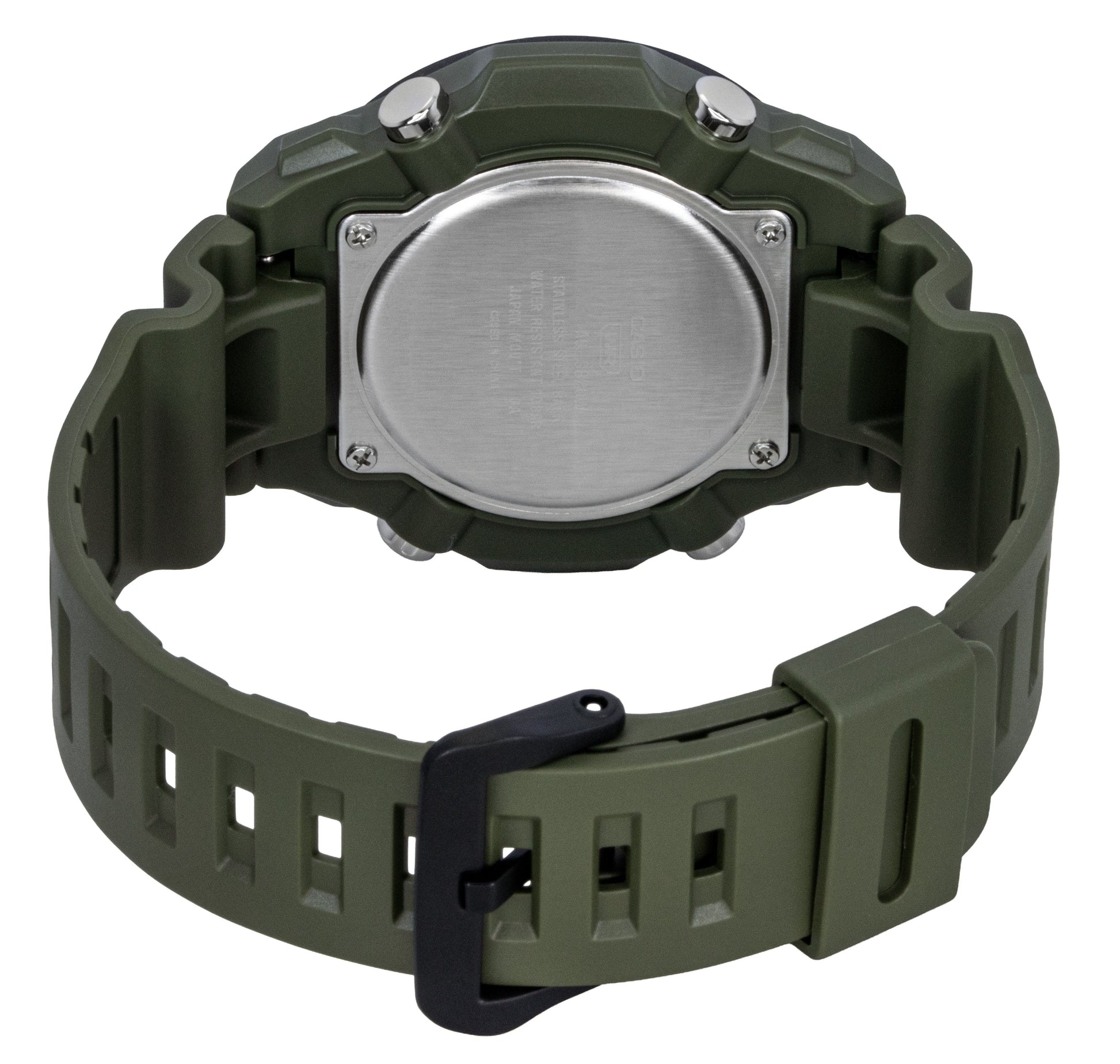 Casio Standard Analog Digital Resin Strap Black Dial Solar AQ - S820W - 3BV 100M Men's Watch - Prestige Stones