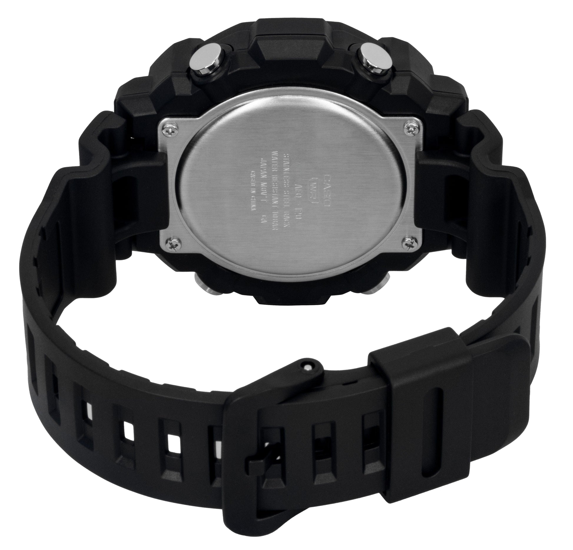 Casio Standard Analog Digital Resin Strap Grey Dial Quartz AEQ - 120W - 1BV 100M Men's Watch - Prestige Stones