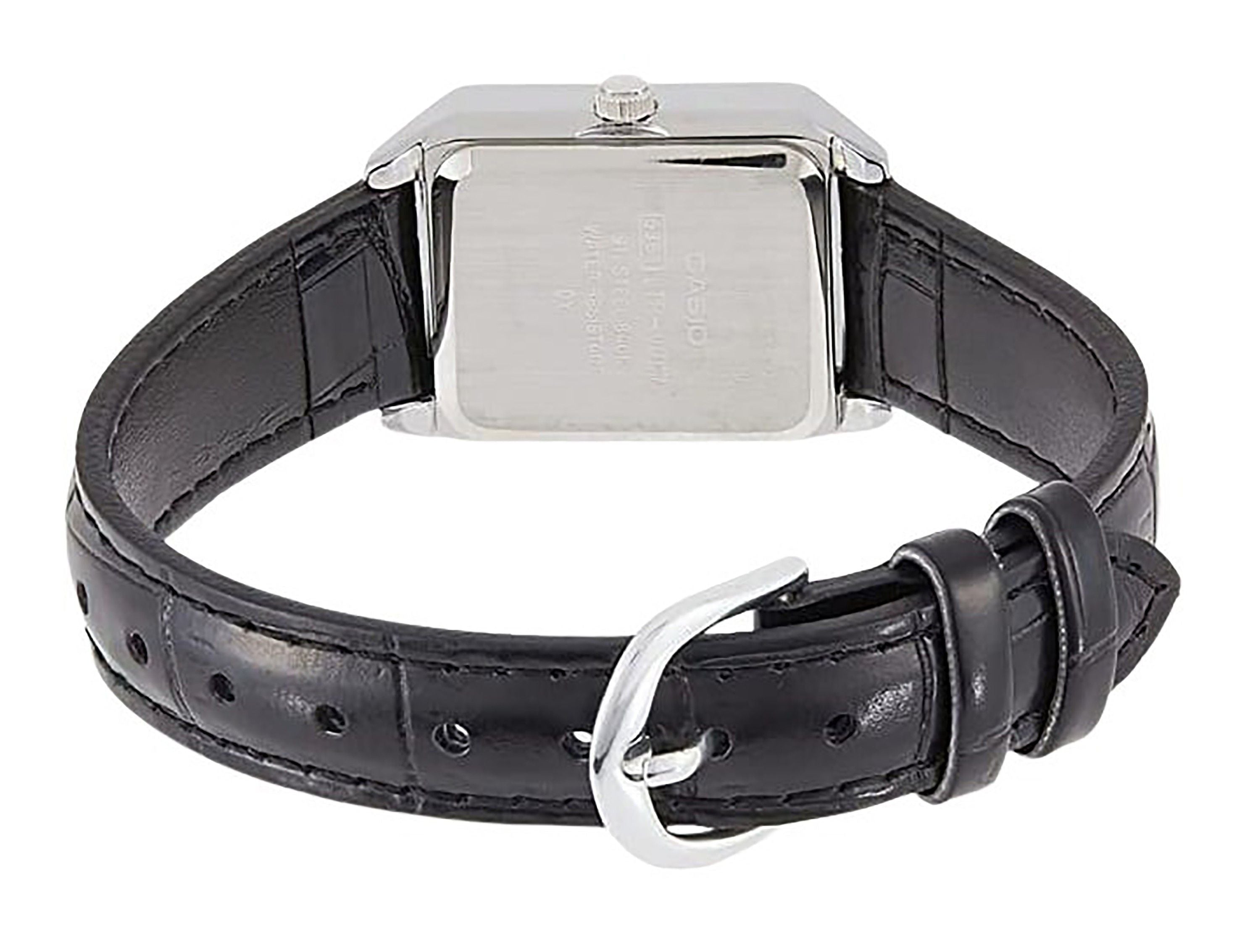 Casio Standard Analog Leather Strap Black Dial Quartz LTP - V007L - 1B Women's Watch - Prestige Stones