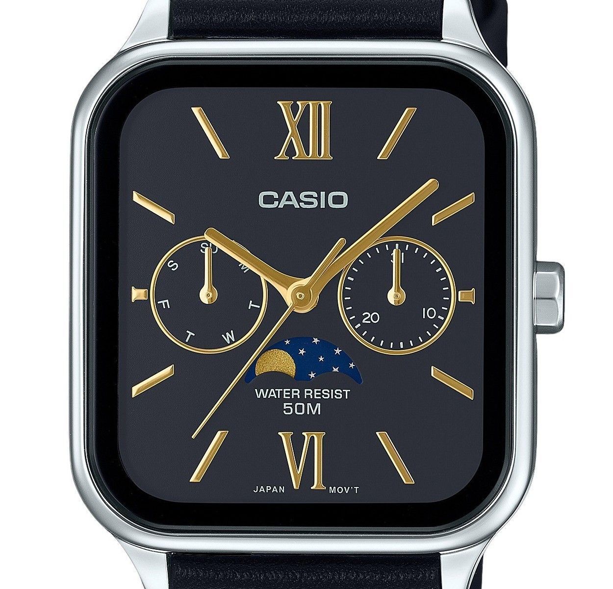 Casio Standard Analog Leather Strap Black Dial Quartz MTP - M305L - 1A2V Men's Watch - Prestige Stones