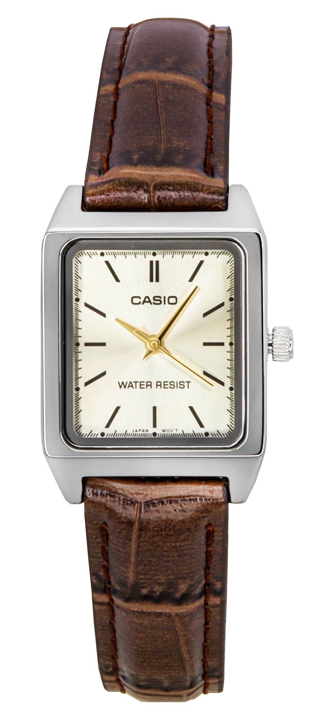 Casio Standard Analog Leather Strap Ivory Dial Quartz LTP - V007L - 9E Women's Watch - Prestige Stones