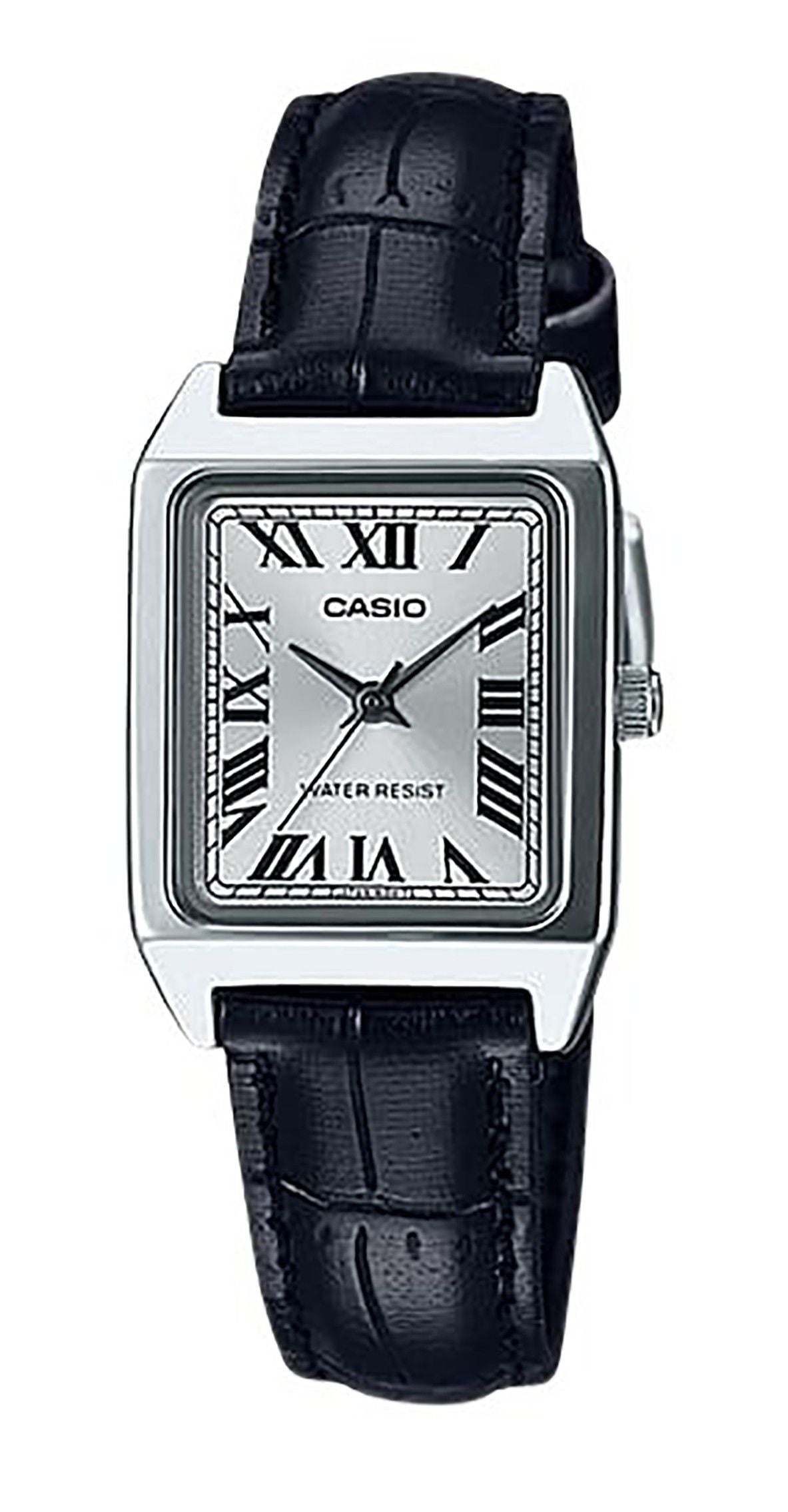 Casio Standard Analog Leather Strap Silver Dial Quartz LTP - V007L - 7B1 Women's Watch - Prestige Stones