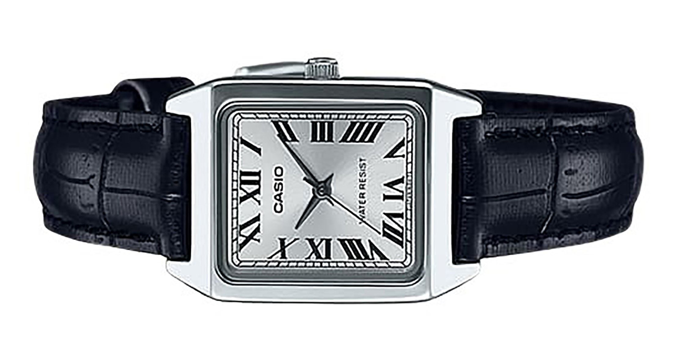 Casio Standard Analog Leather Strap Silver Dial Quartz LTP - V007L - 7B1 Women's Watch - Prestige Stones