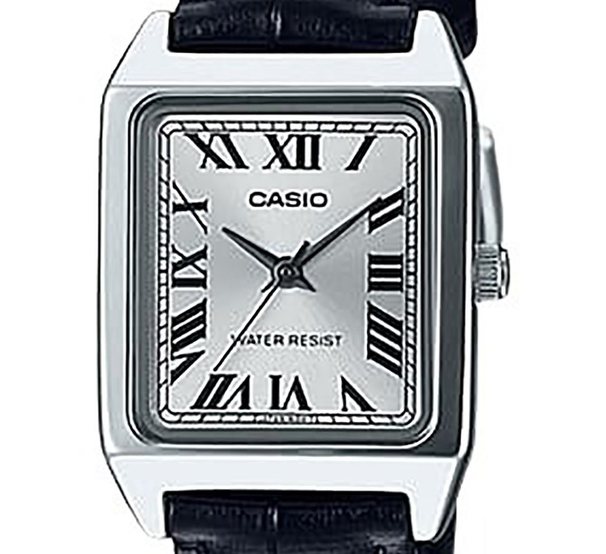 Casio Standard Analog Leather Strap Silver Dial Quartz LTP - V007L - 7B1 Women's Watch - Prestige Stones