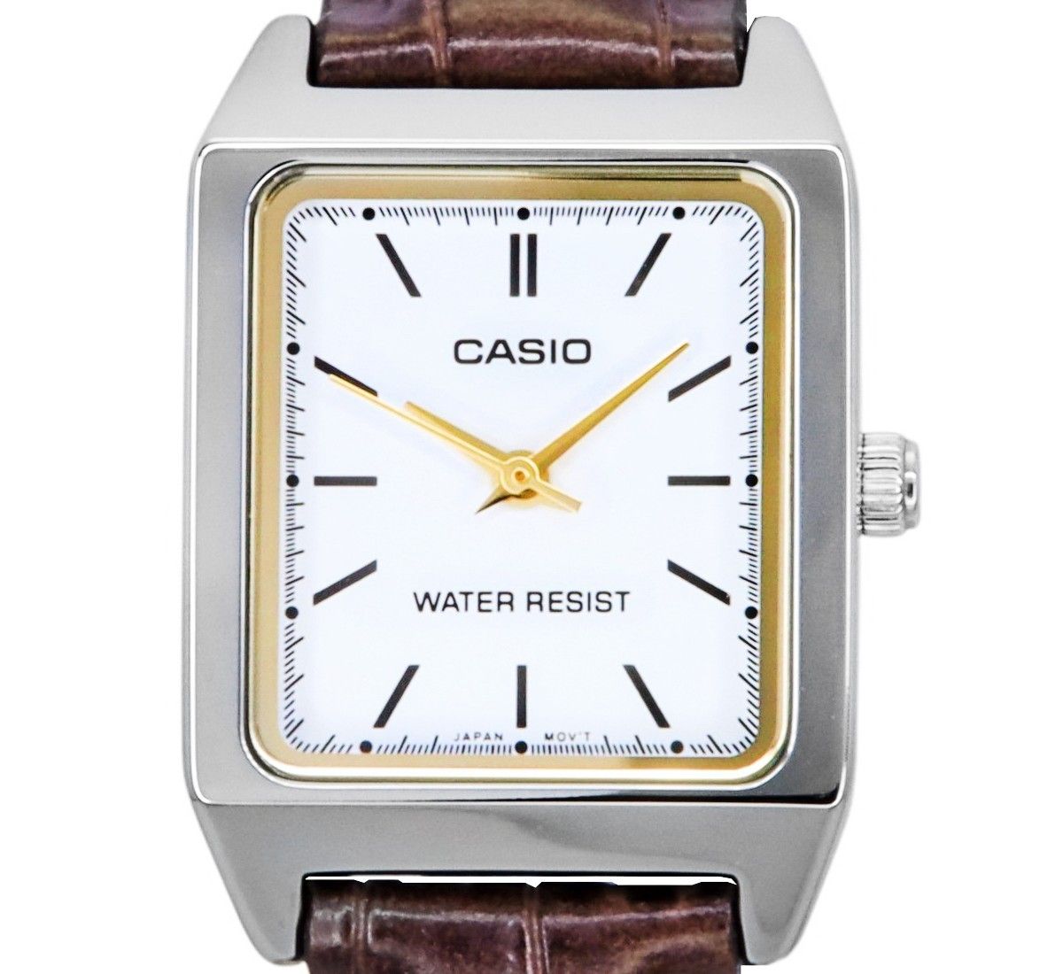 Casio Standard Analog Leather Strap White Dial Quartz LTP - V007L - 7E2 Women's Watch - Prestige Stones