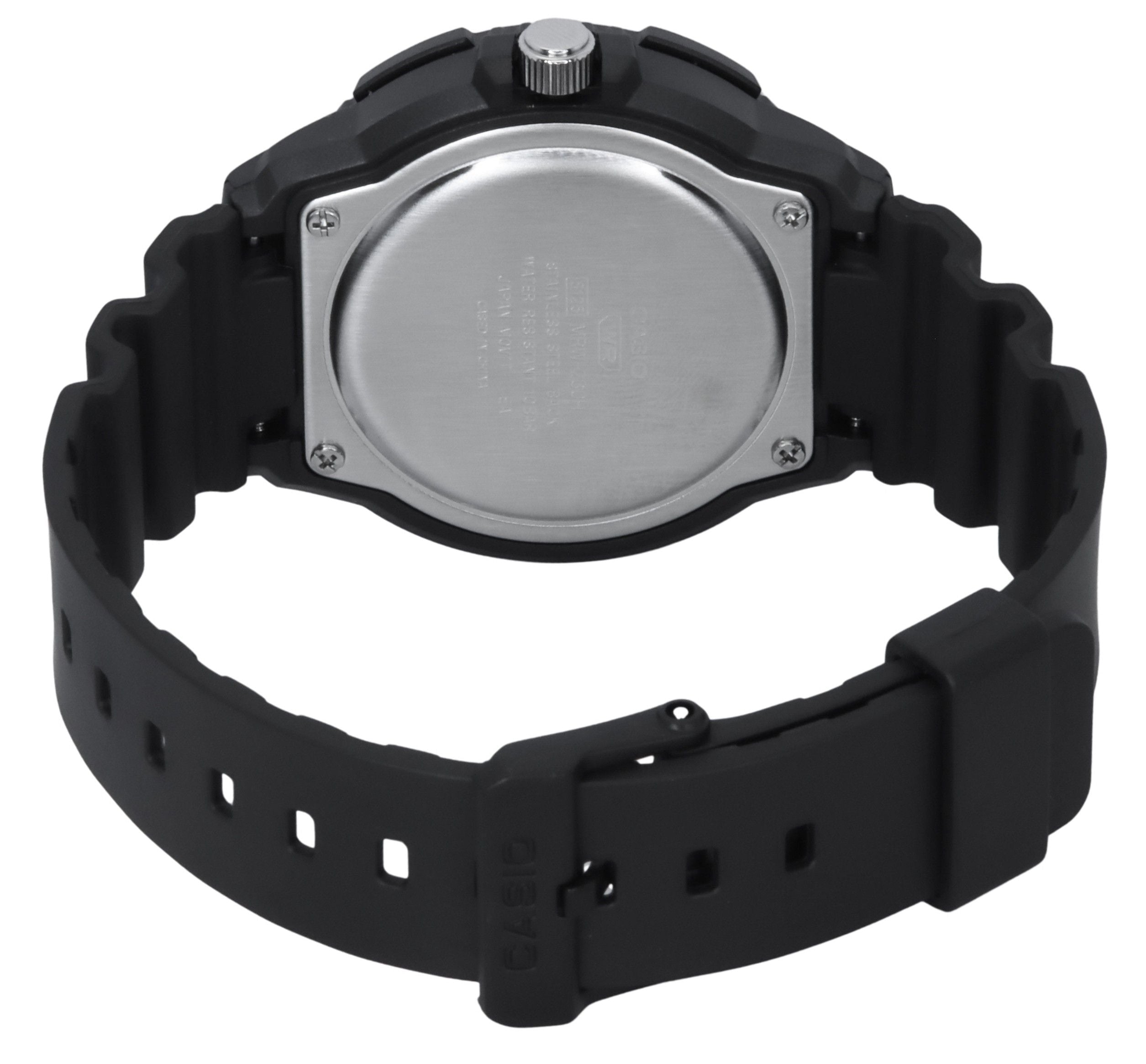Casio Standard Analog Resin Strap Black Dial Quartz MRW - 230H - 1E3V 100M Men's Watch - Prestige Stones