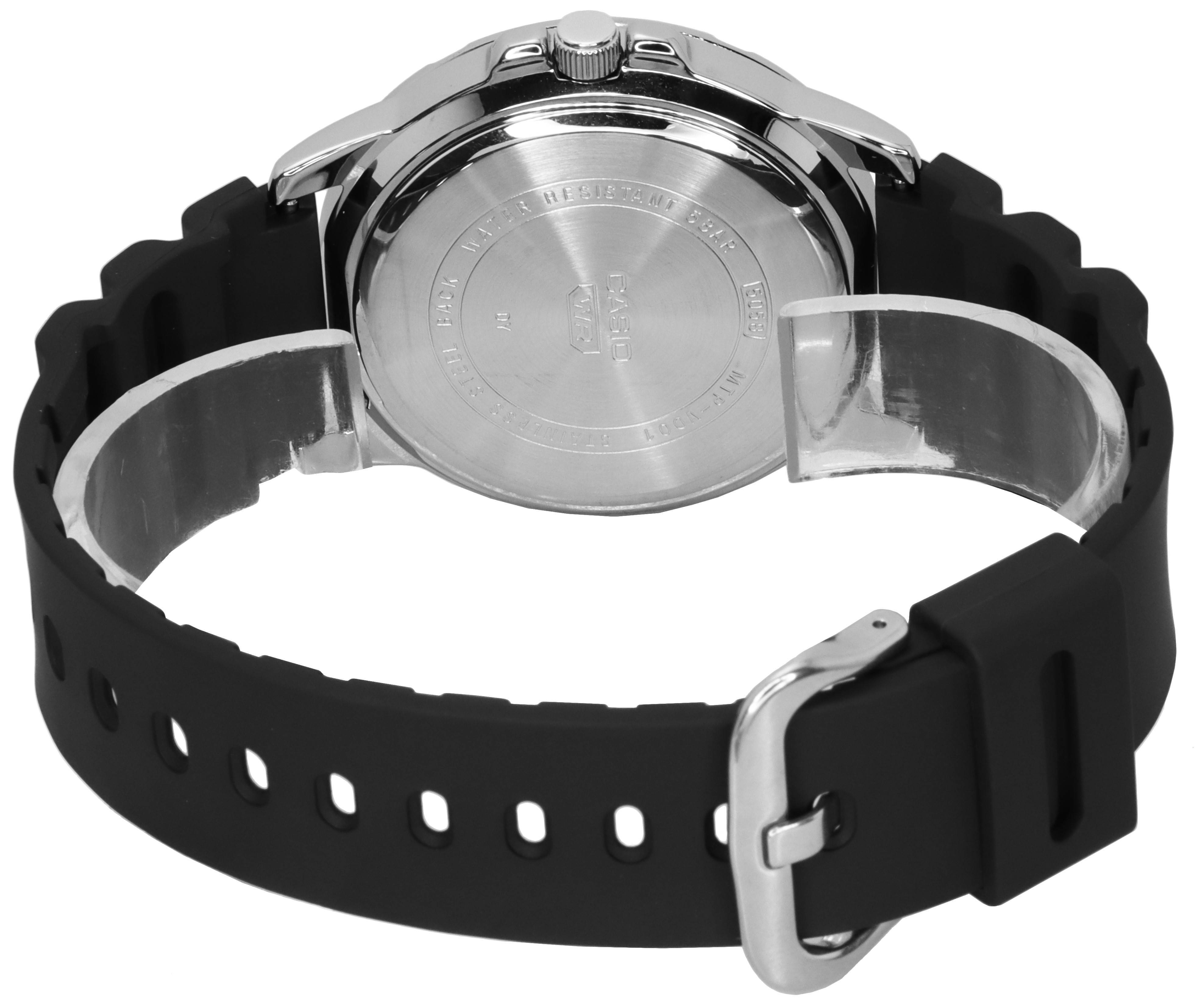 Casio Standard Analog Resin Strap Black Dial Quartz MTP - VD01 - 1E MTPVD01 - 1E Men's Watch - Prestige Stones