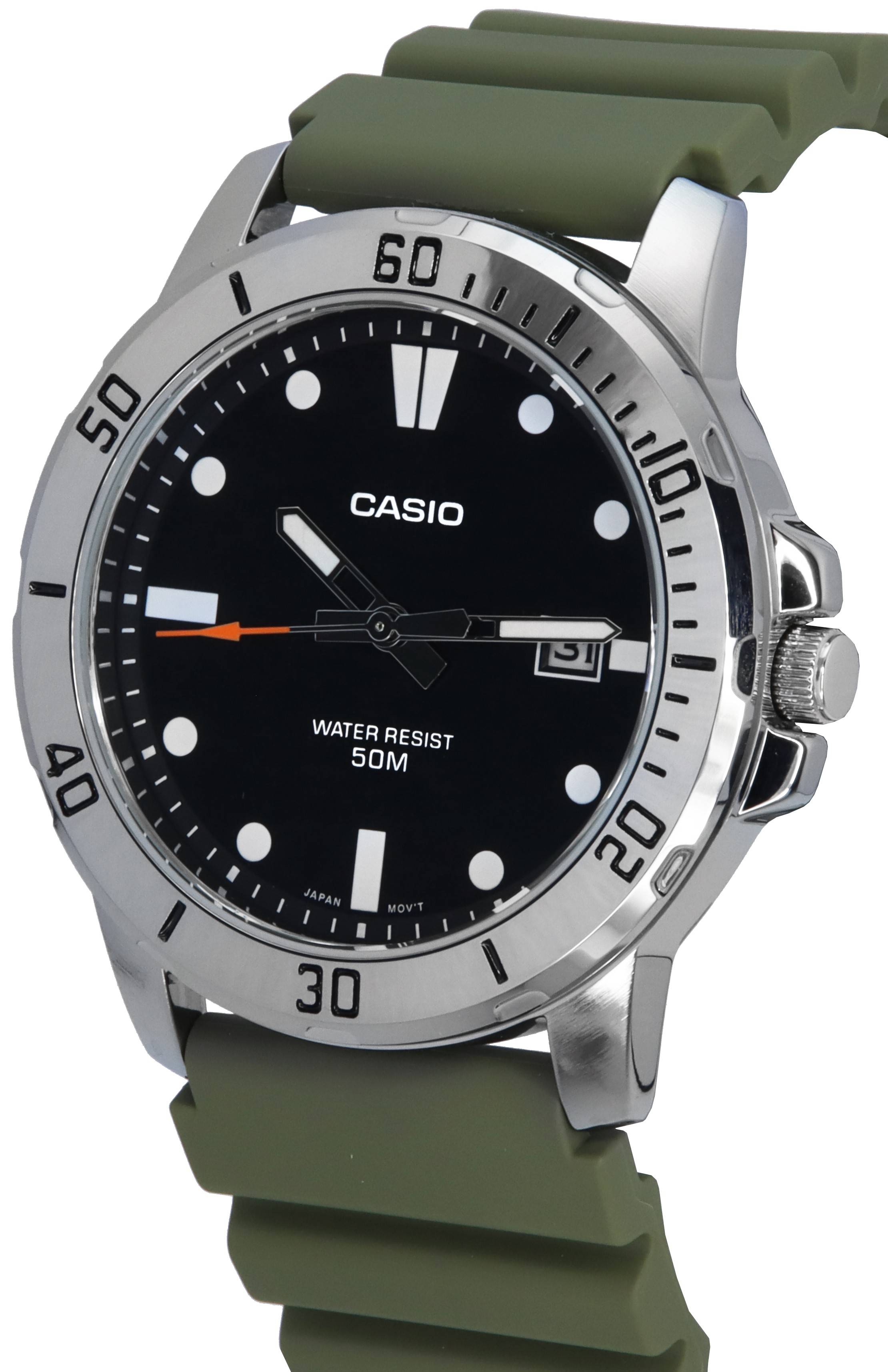 Casio Standard Analog Resin Strap Black Dial Quartz MTP - VD01 - 3E MTPVD01 - 3E Men's Watch - Prestige Stones