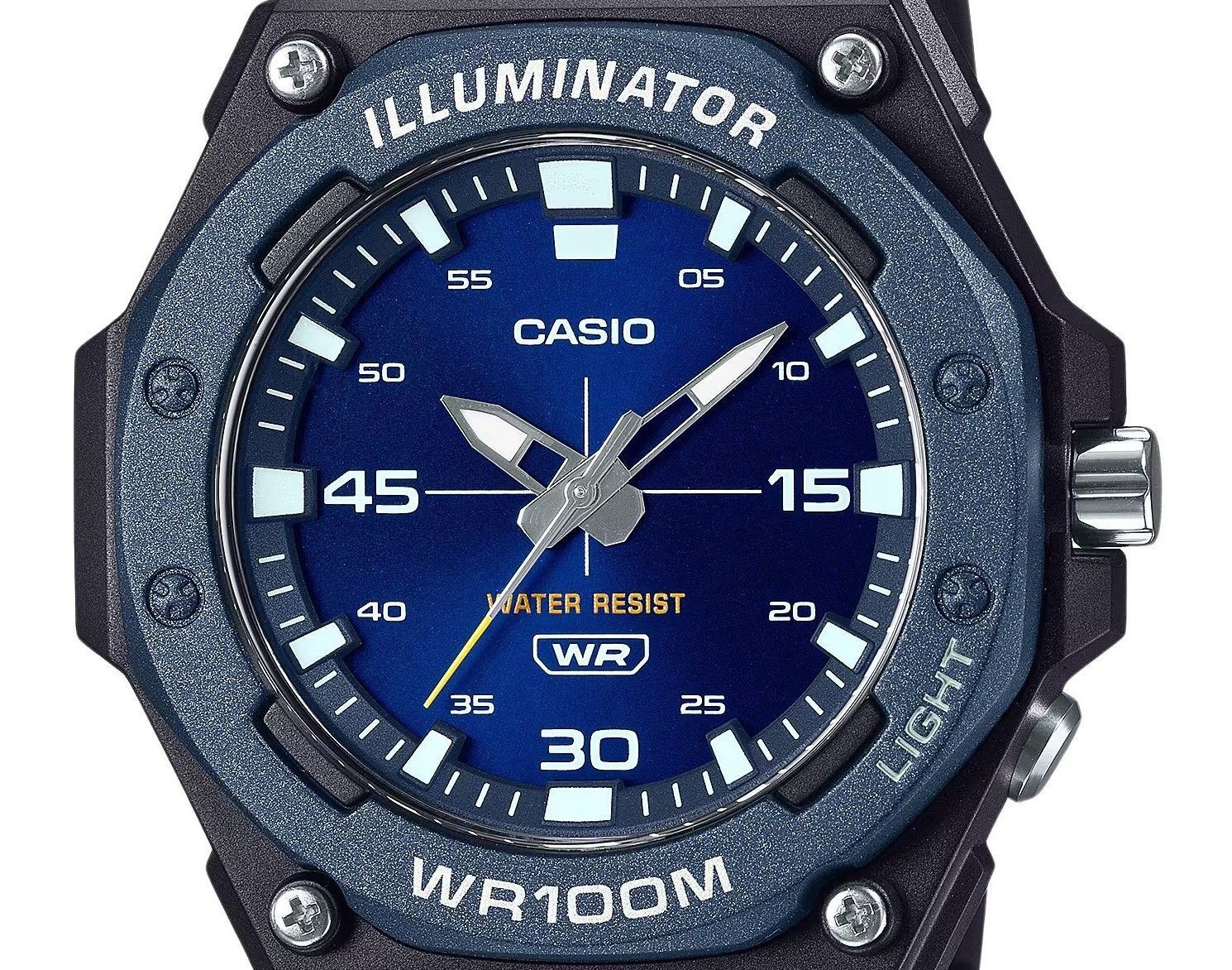 Casio Standard Analog Resin Strap Blue Dial Quartz MW - 620H - 2AV 100M Men's Watch - Prestige Stones