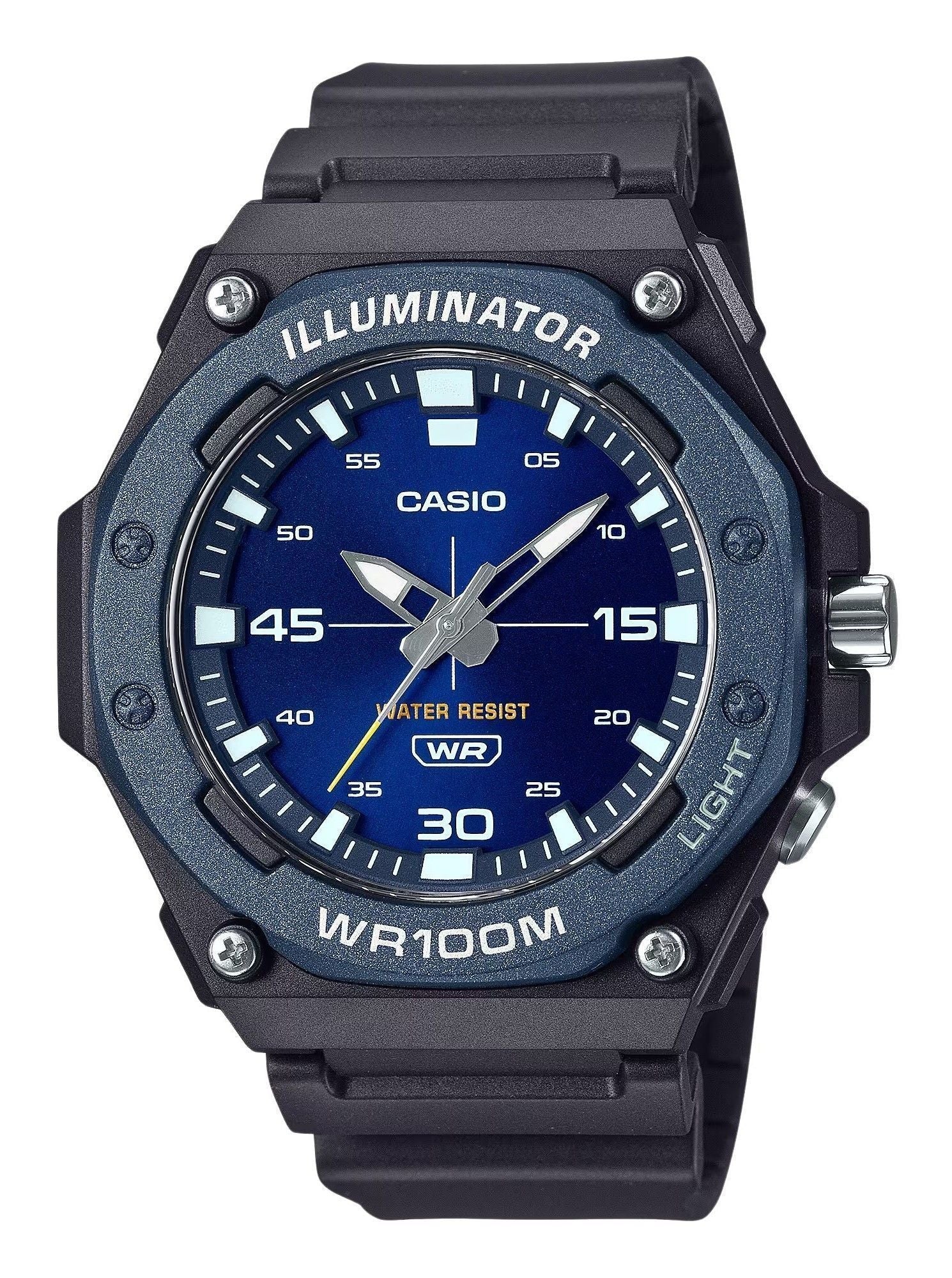 Casio Standard Analog Resin Strap Blue Dial Quartz MW - 620H - 2AV 100M Men's Watch - Prestige Stones
