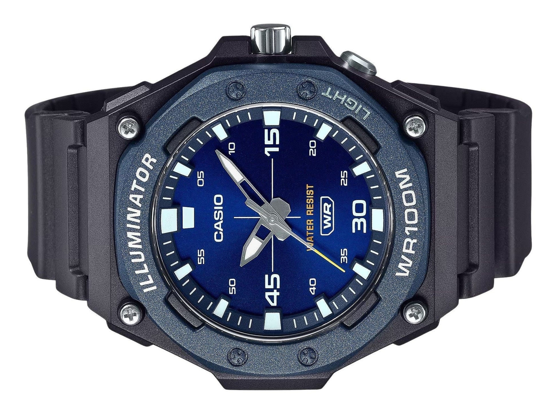 Casio Standard Analog Resin Strap Blue Dial Quartz MW - 620H - 2AV 100M Men's Watch - Prestige Stones