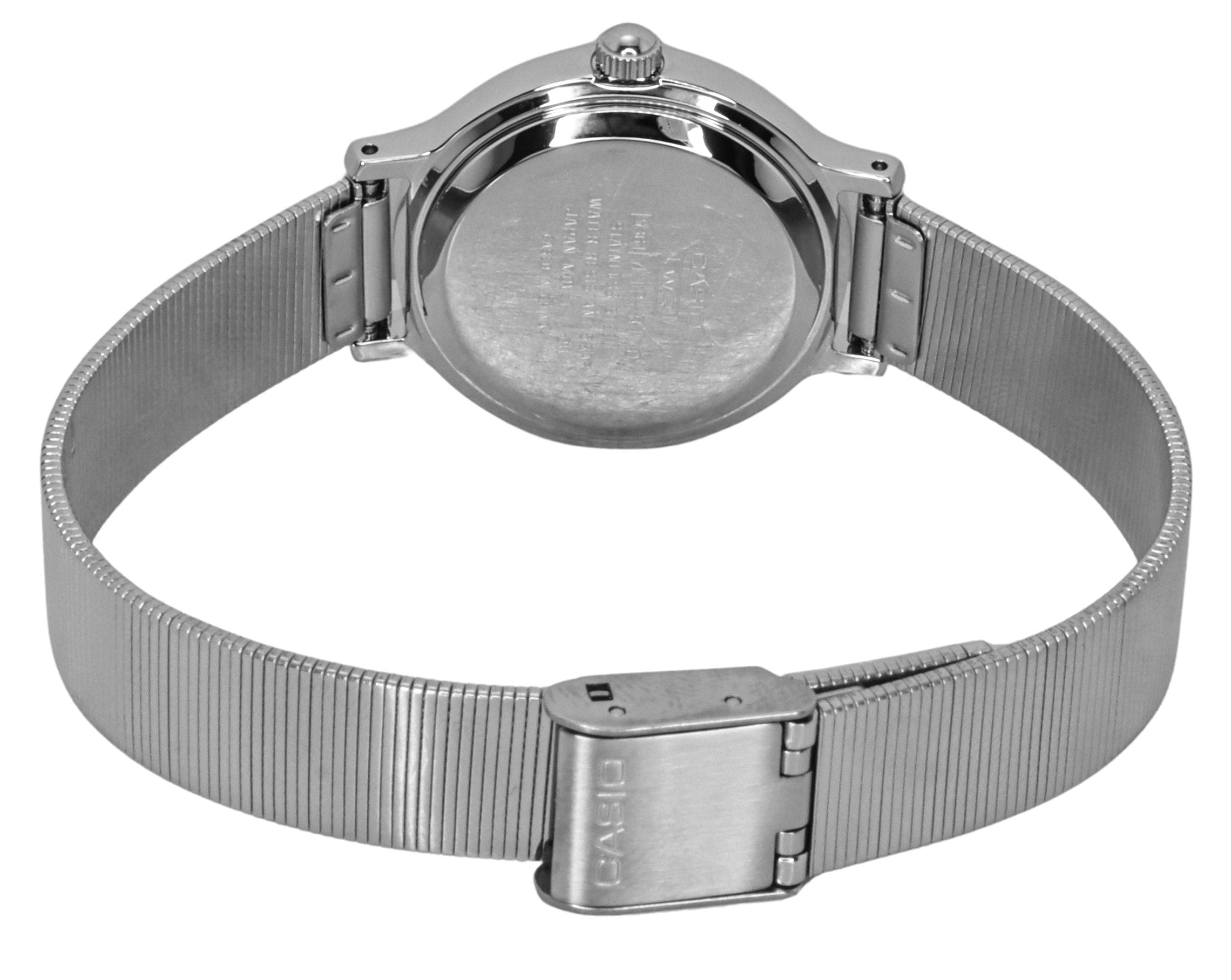 Casio Standard Analog Stainless Steel Black Dial Quartz LTP - B170D - 1BV Women's Watch - Prestige Stones
