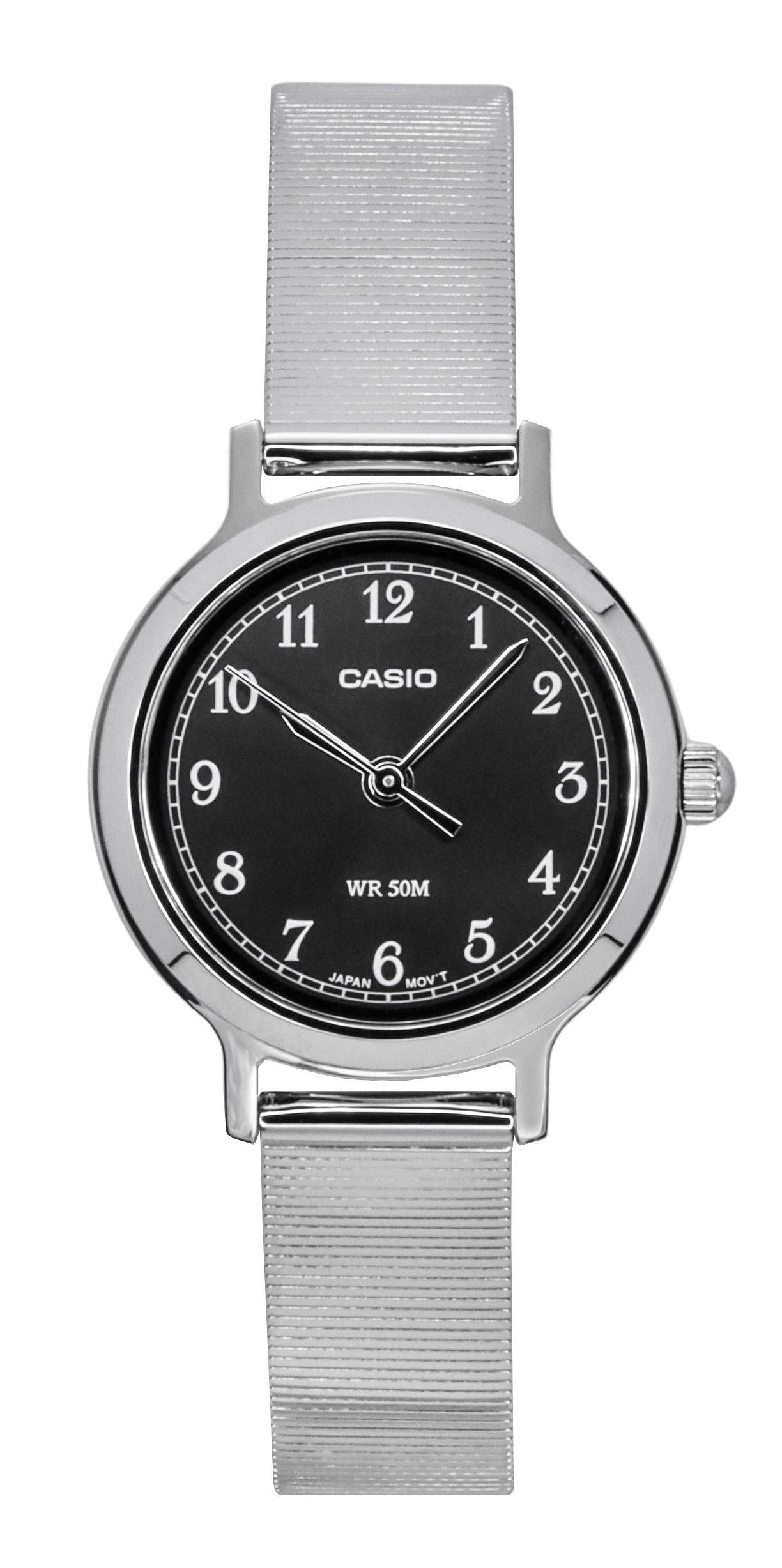 Casio Standard Analog Stainless Steel Black Dial Quartz LTP - B170D - 1BV Women's Watch - Prestige Stones