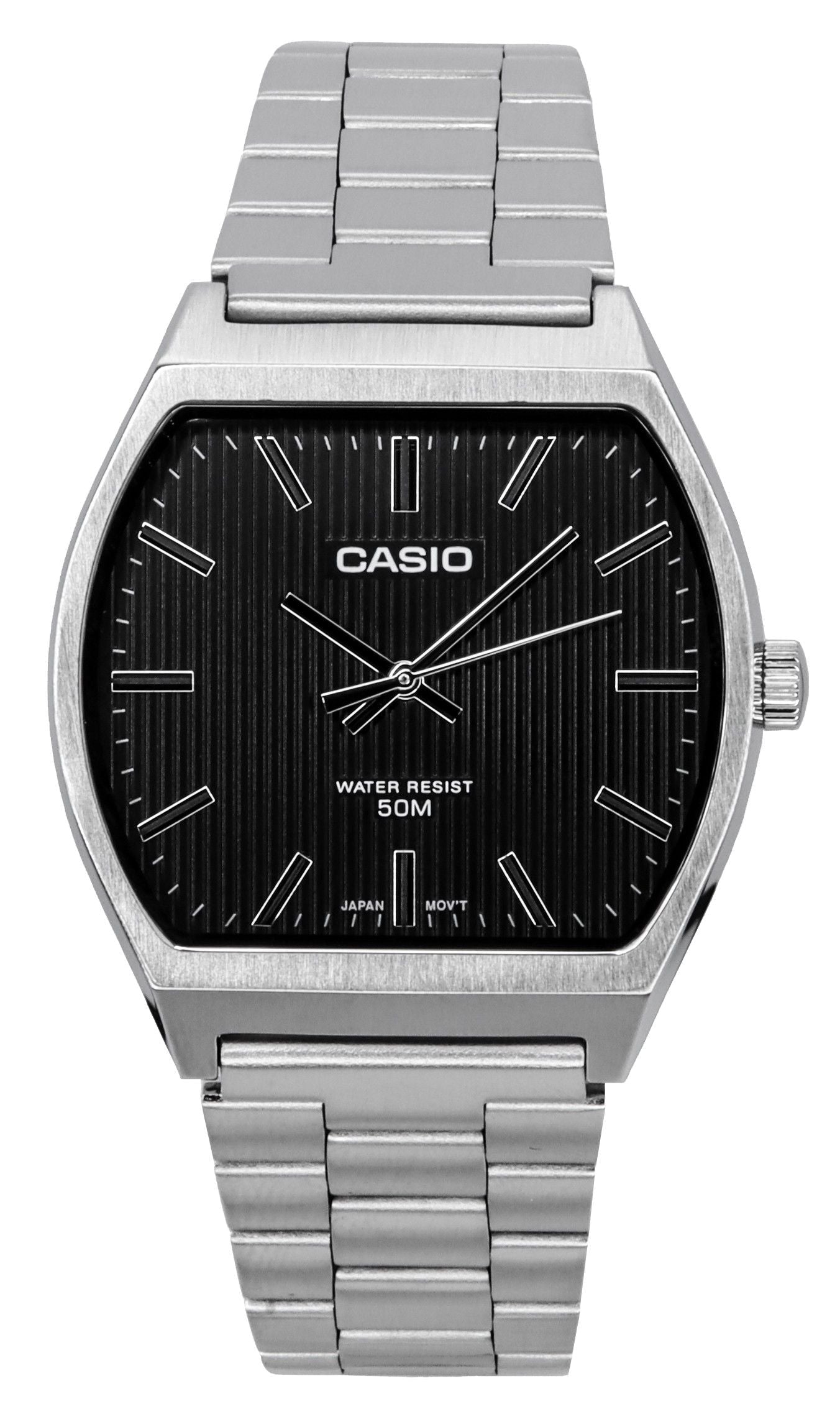 Casio Standard Analog Stainless Steel Black Dial Quartz MTP - B140D - 1A Men's Watch - Prestige Stones