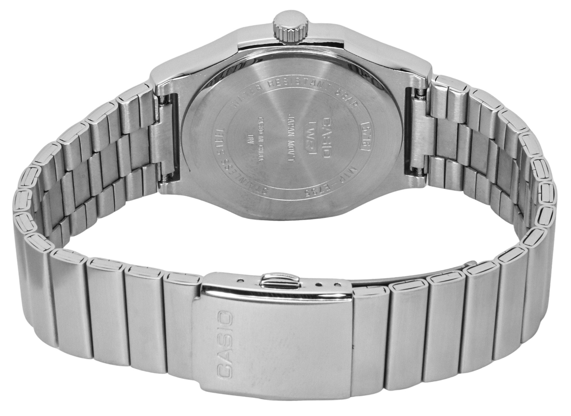 Casio Standard Analog Stainless Steel Black Dial Quartz MTP - E735D - 1AV Men's Watch - Prestige Stones