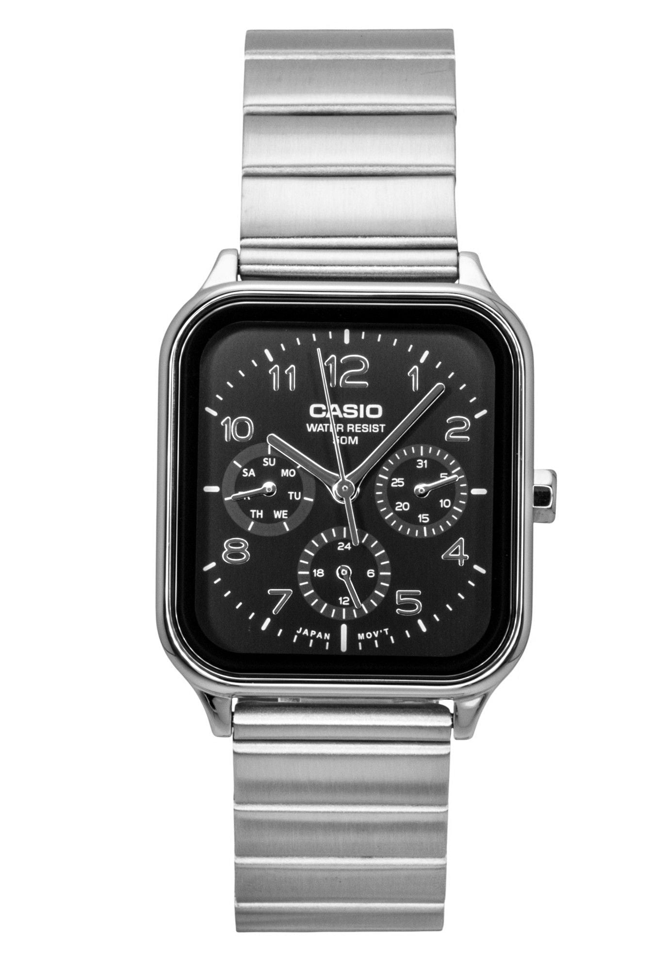 Casio Standard Analog Stainless Steel Black Dial Quartz MTP - M306D - 1AV Men's Watch - Prestige Stones