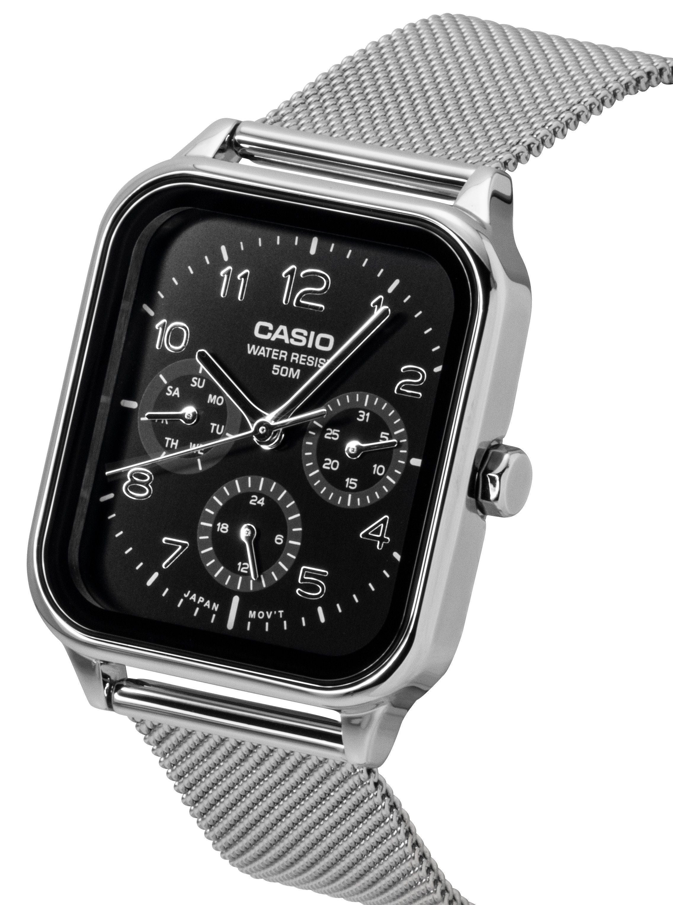 Casio Standard Analog Stainless Steel Black Dial Quartz MTP - M306M - 1AV Men's Watch - Prestige Stones