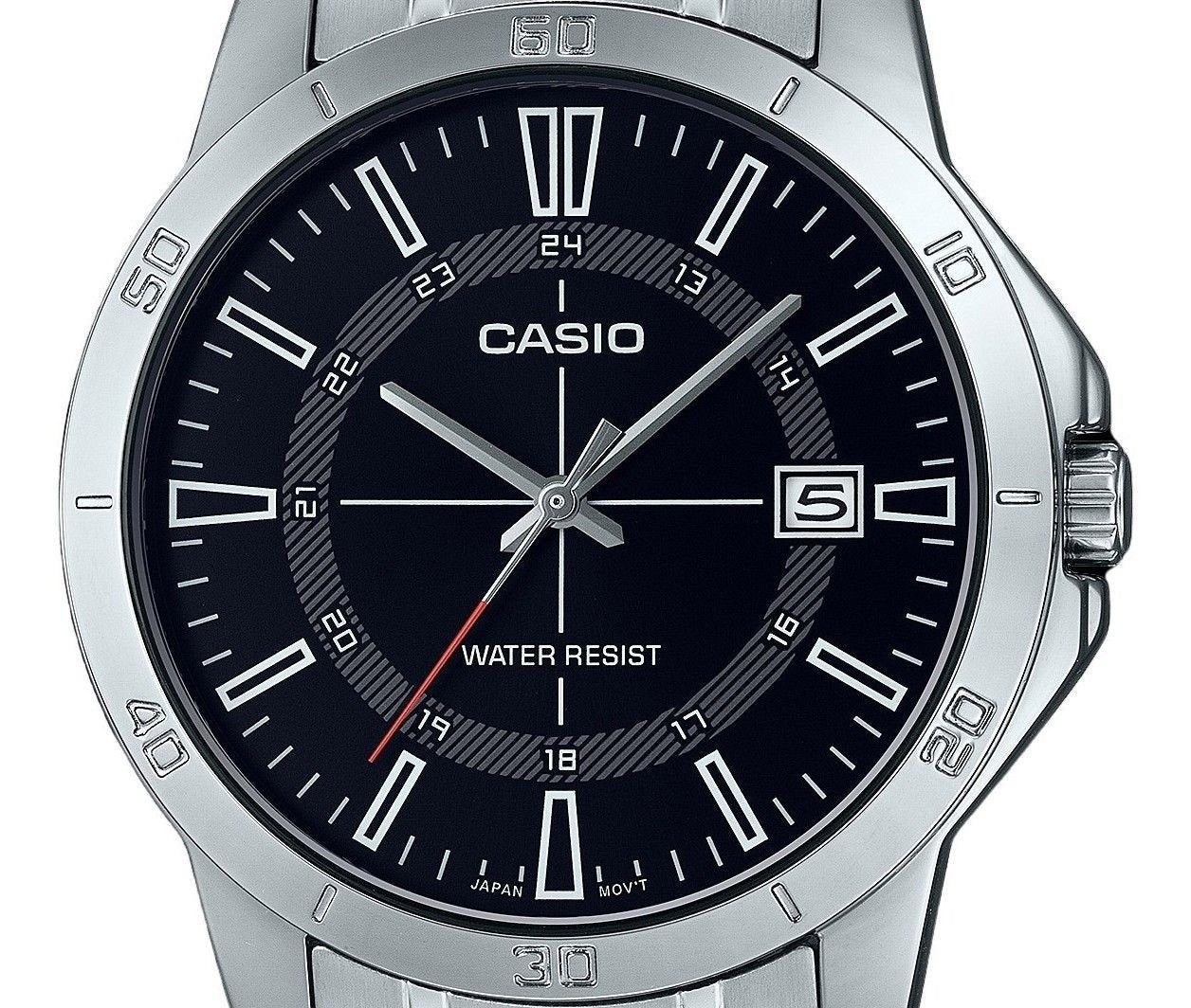 Casio Standard Analog Stainless Steel Black Dial Quartz MTP - V004D - 1C Men's Watch - Prestige Stones