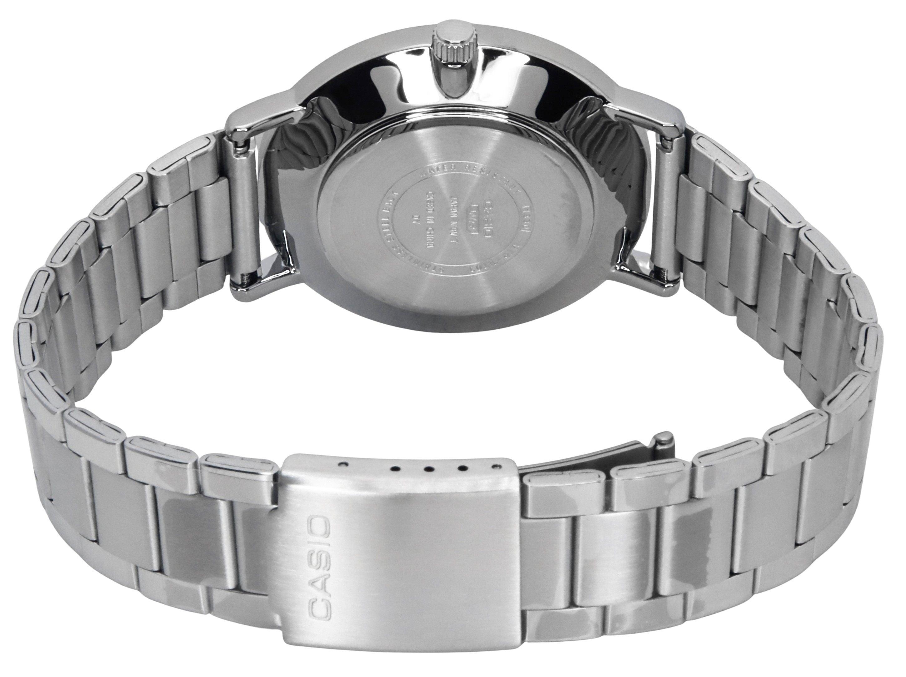 Casio Standard Analog Stainless Steel Black Dial Quartz MTP - VT03D - 1B Men's Watch - Prestige Stones