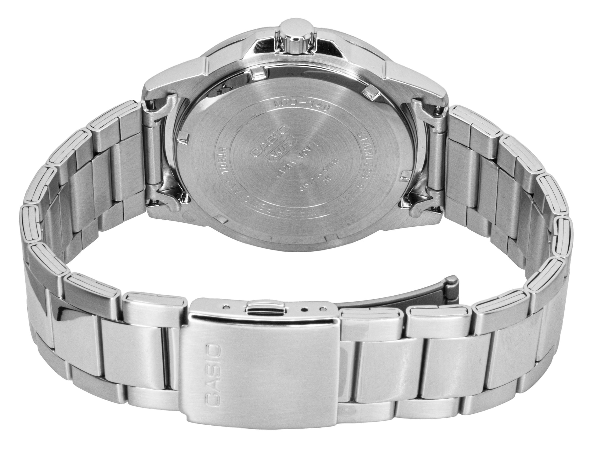 Casio Standard Analog Stainless Steel Blue Dial Quartz MTD - 140D - 2AV 100M Men's Watch - Prestige Stones