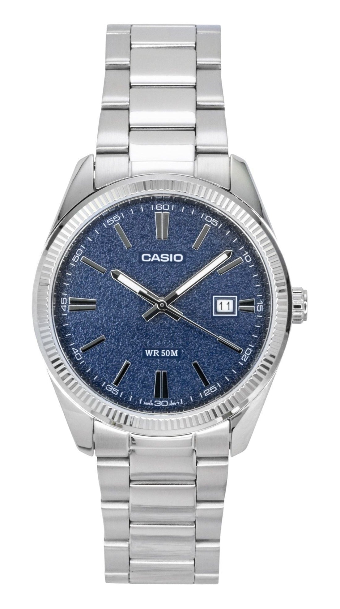 Casio Standard Analog Stainless Steel Blue Dial Quartz MTP - 1302DA - 2A1V Men's Watch - Prestige Stones