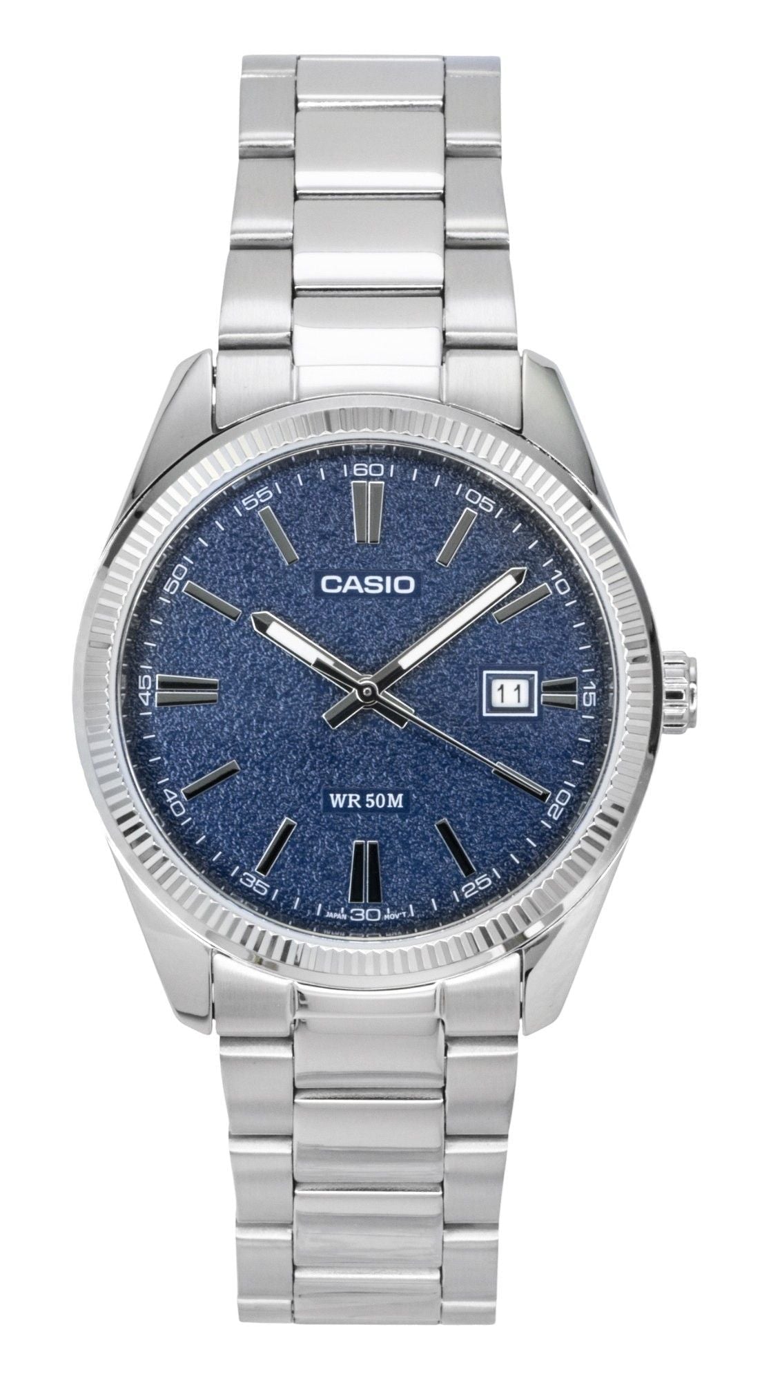 Casio Standard Analog Stainless Steel Blue Dial Quartz MTP - 1302DA - 2A1V Men's Watch - Prestige Stones