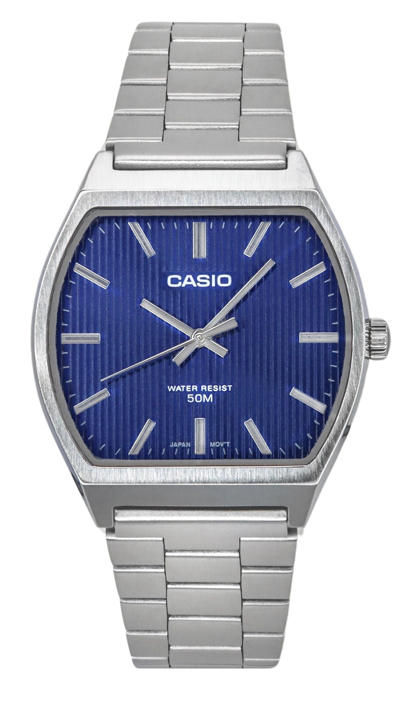 Casio Standard Analog Stainless Steel Blue Dial Quartz MTP - B140D - 2A Men's Watch - Prestige Stones