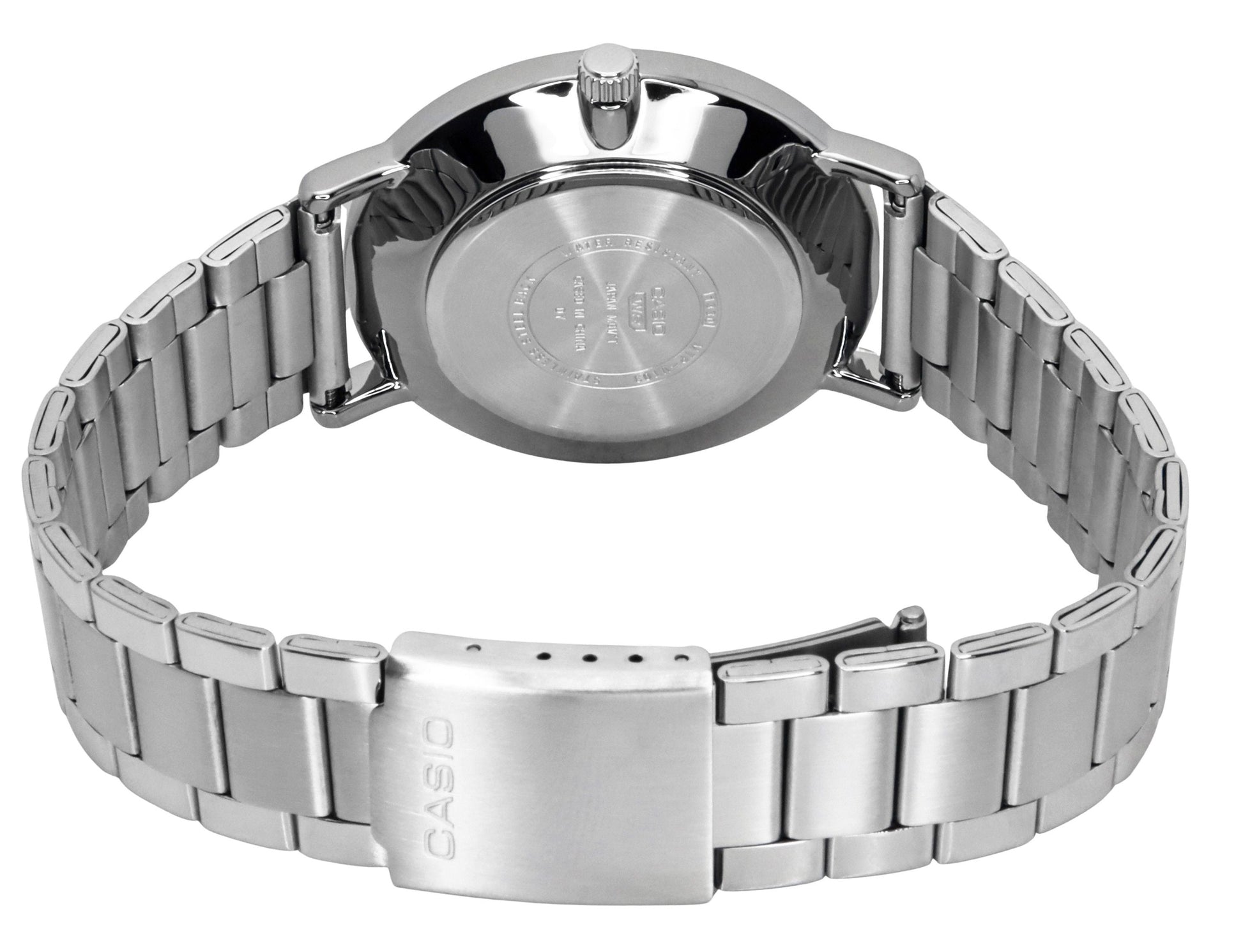 Casio Standard Analog Stainless Steel Green Dial Quartz MTP - VT03D - 3B Men's Watch - Prestige Stones