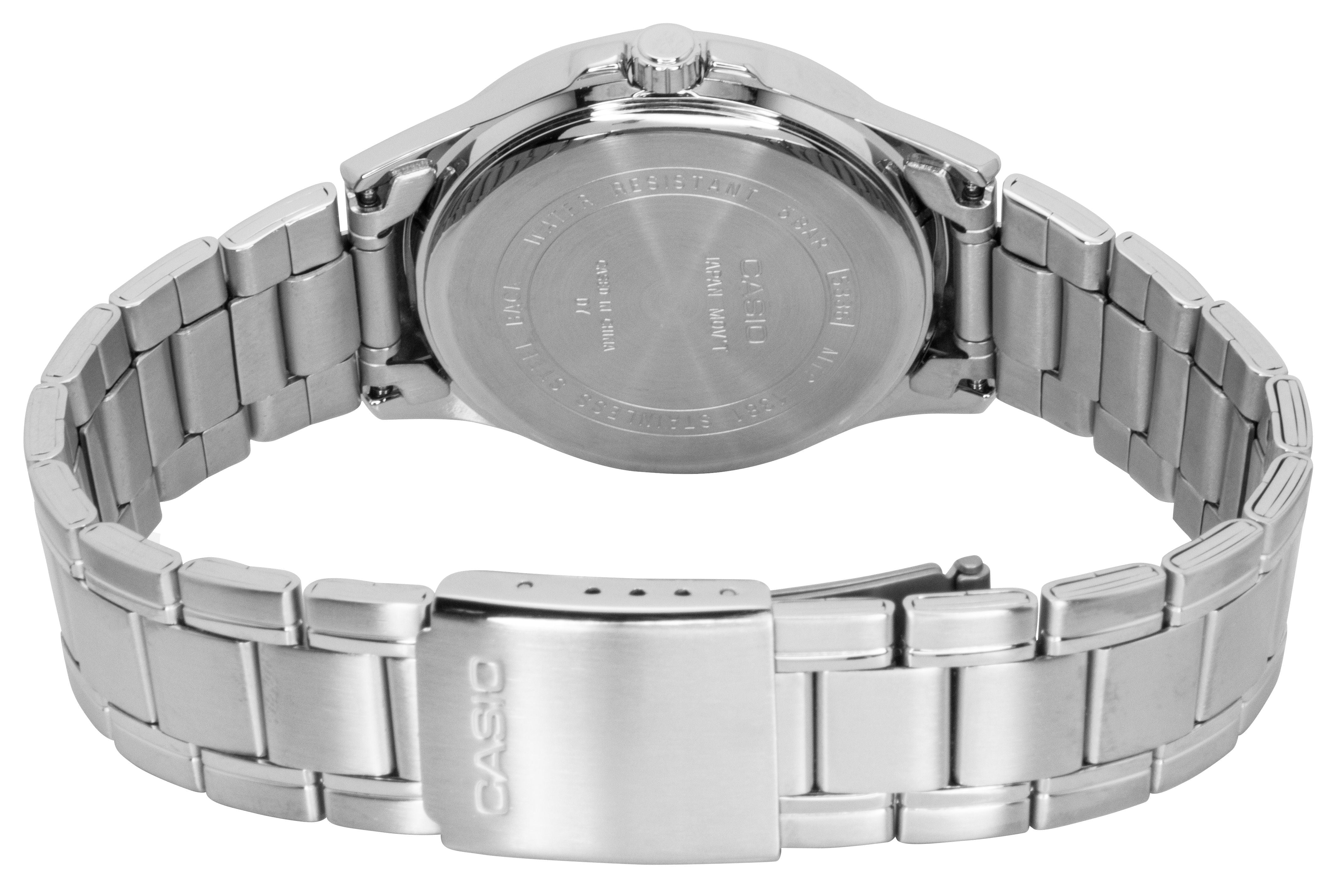 Casio Standard Analog Stainless Steel Grey Dial Quartz MTP - 1381D - 8AV Men's Watch - Prestige Stones