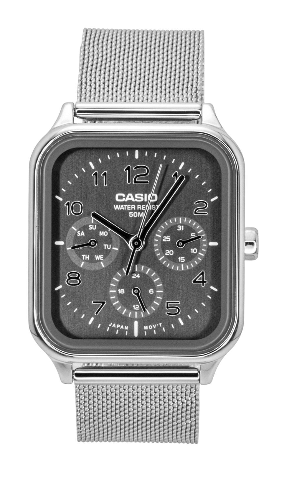 Casio Standard Analog Stainless Steel Grey Dial Quartz MTP - M306M - 8AV Men's Watch - Prestige Stones