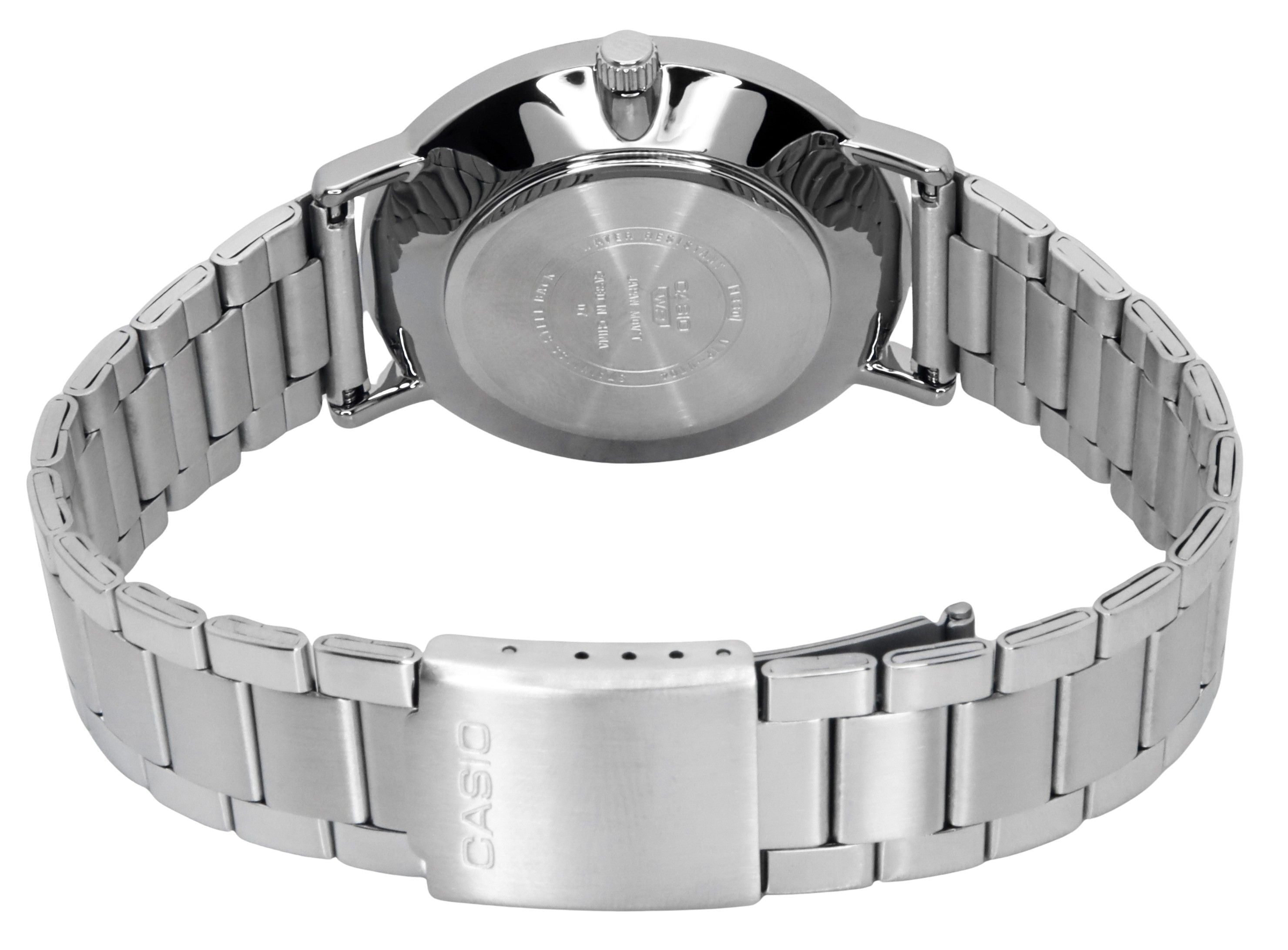 Casio Standard Analog Stainless Steel Grey Dial Quartz MTP - VT04D - 8E Men's Watch - Prestige Stones