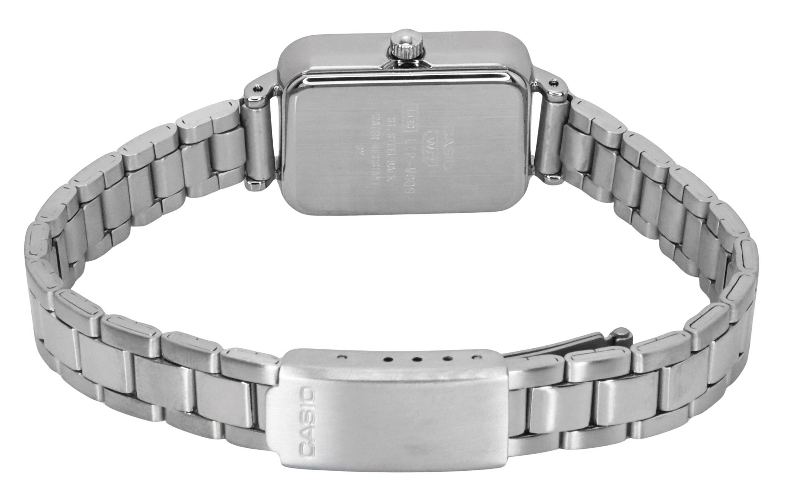 Casio Standard Analog Stainless Steel Light Blue Dial Quartz LTP - V009D - 2E Women's Watch - Prestige Stones