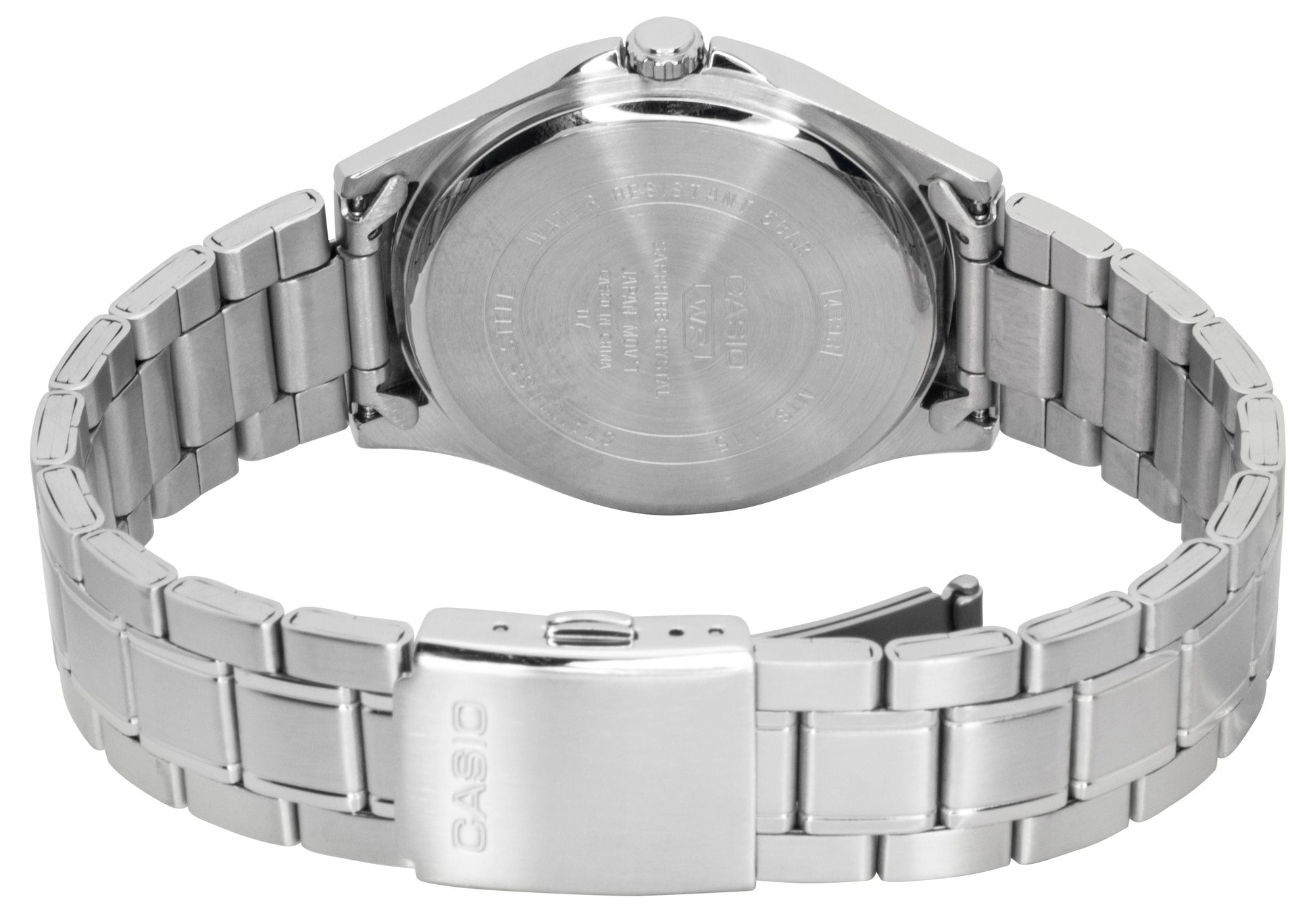 Casio Standard Analog Stainless Steel Light Blue Dial Quartz MTS - 115D - 2A2V Men's Watch - Prestige Stones