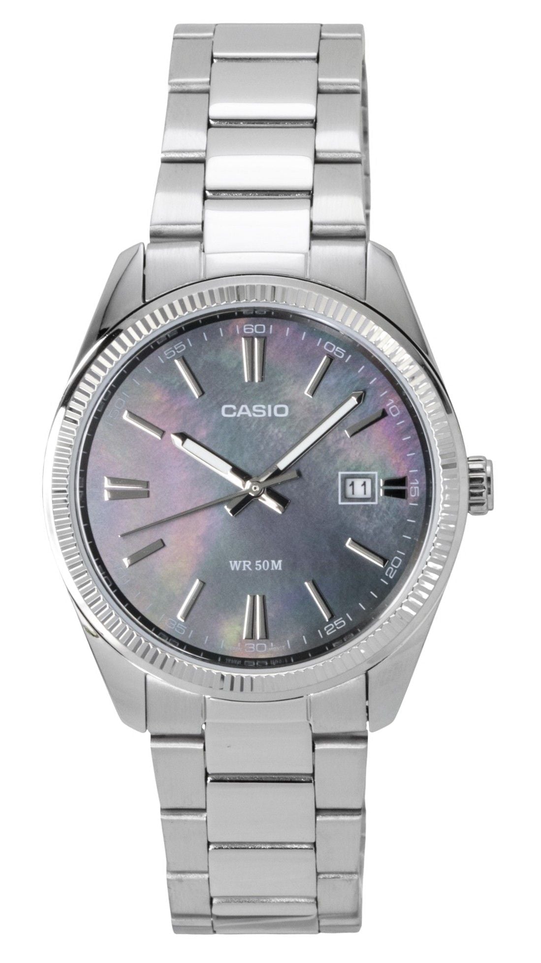 Casio Standard Analog Stainless Steel Mother Of Pearl Quartz MTP - 1302DS - 1AV Men's Watch - Prestige Stones