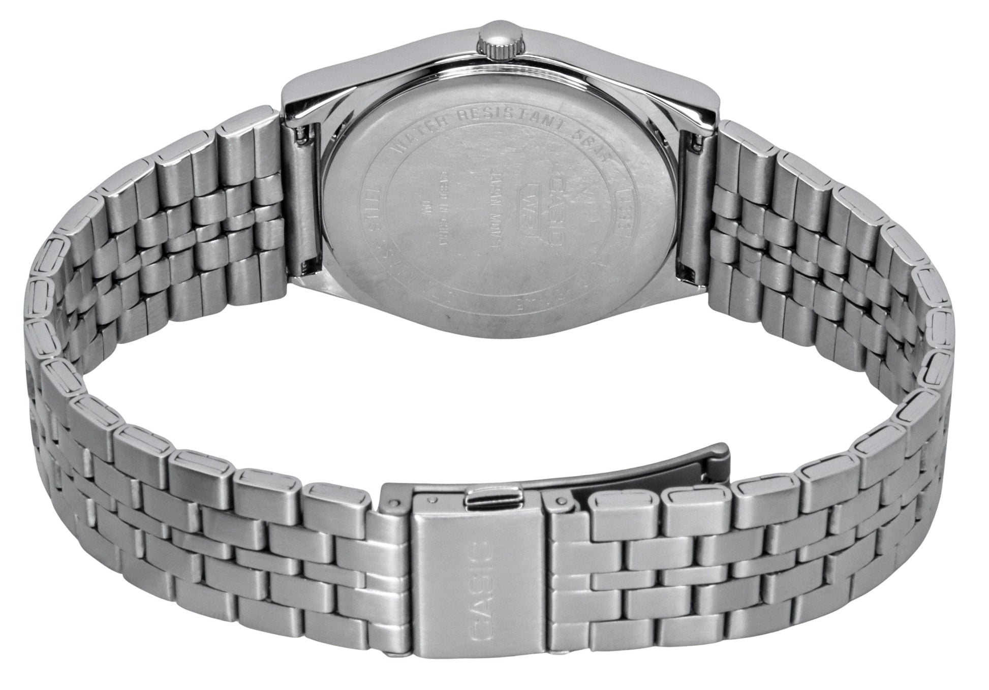 Casio Standard Analog Stainless Steel Red Dial Quartz MTP - B145D - 4A2V Unisex Watch - Prestige Stones