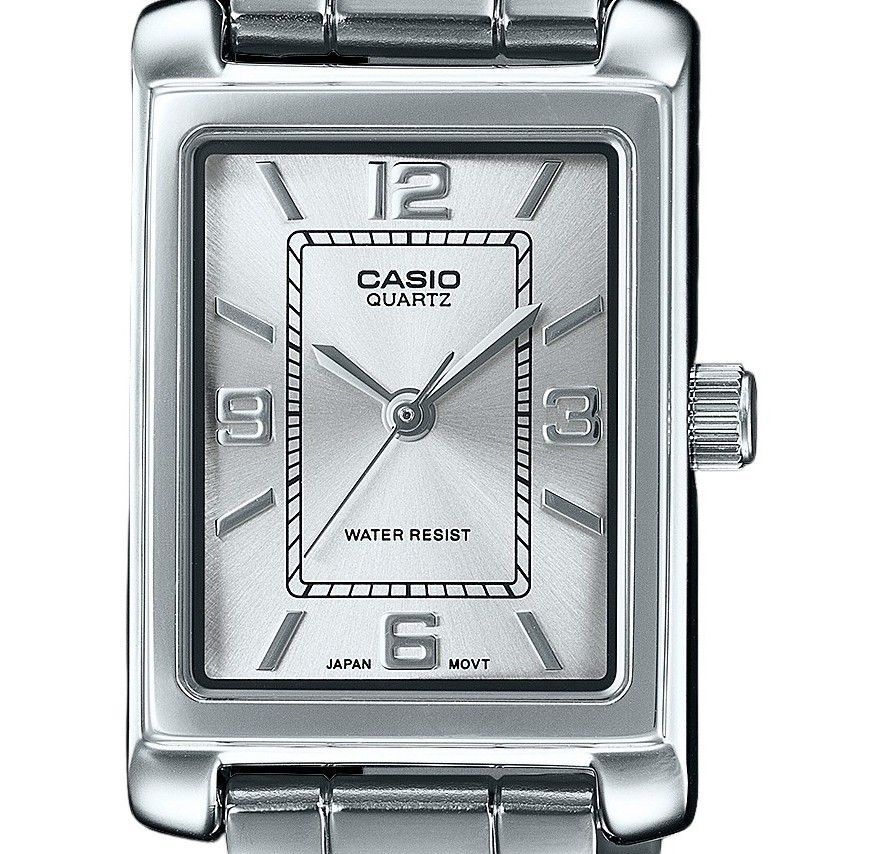Casio Standard Analog Stainless Steel Silver Dial Quartz LTP - 1234DD - 7A Women's Watch - Prestige Stones