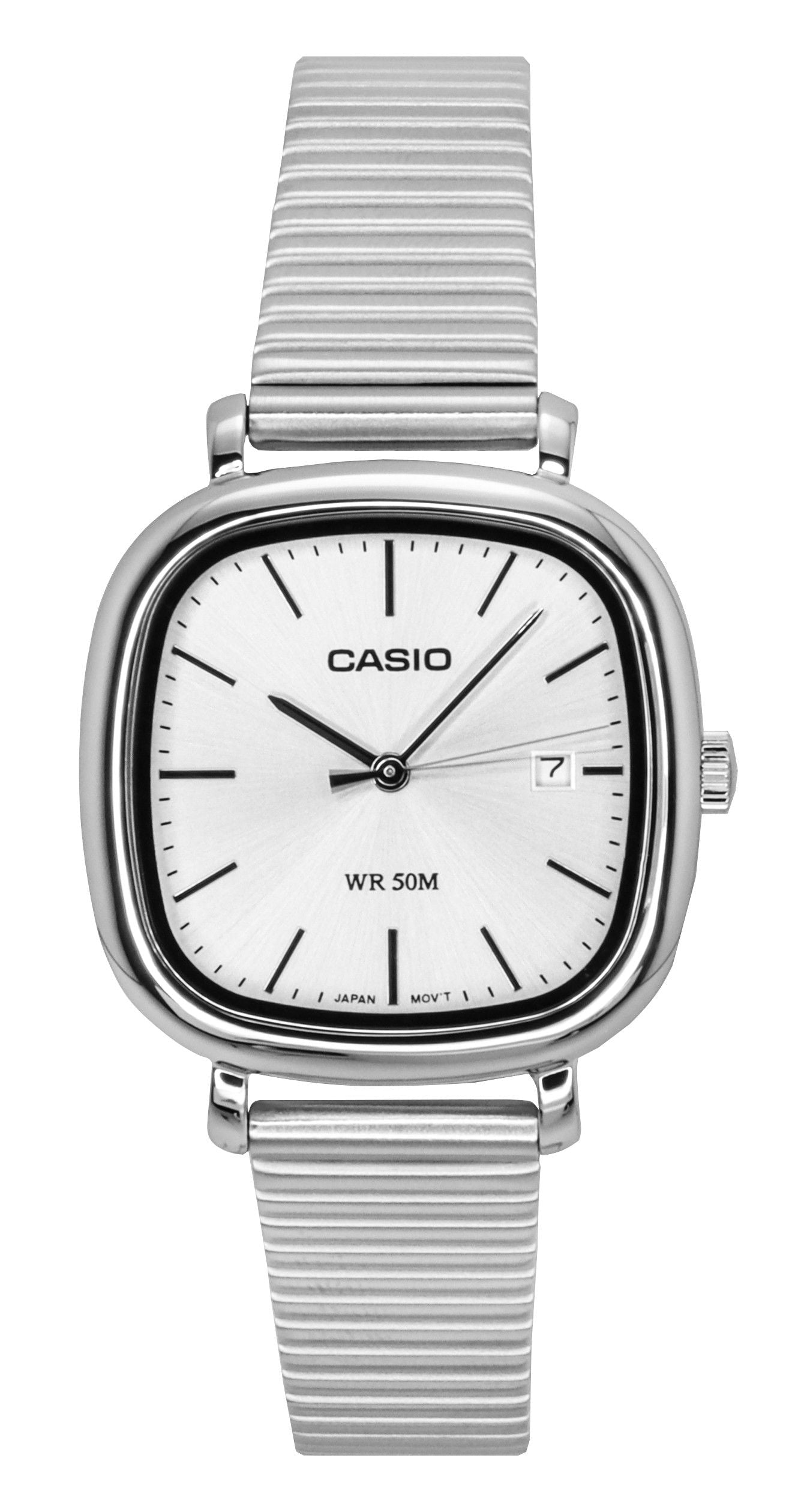 Casio Standard Analog Stainless Steel Silver Dial Quartz LTP - B166D - 7AV Women's Watch - Prestige Stones