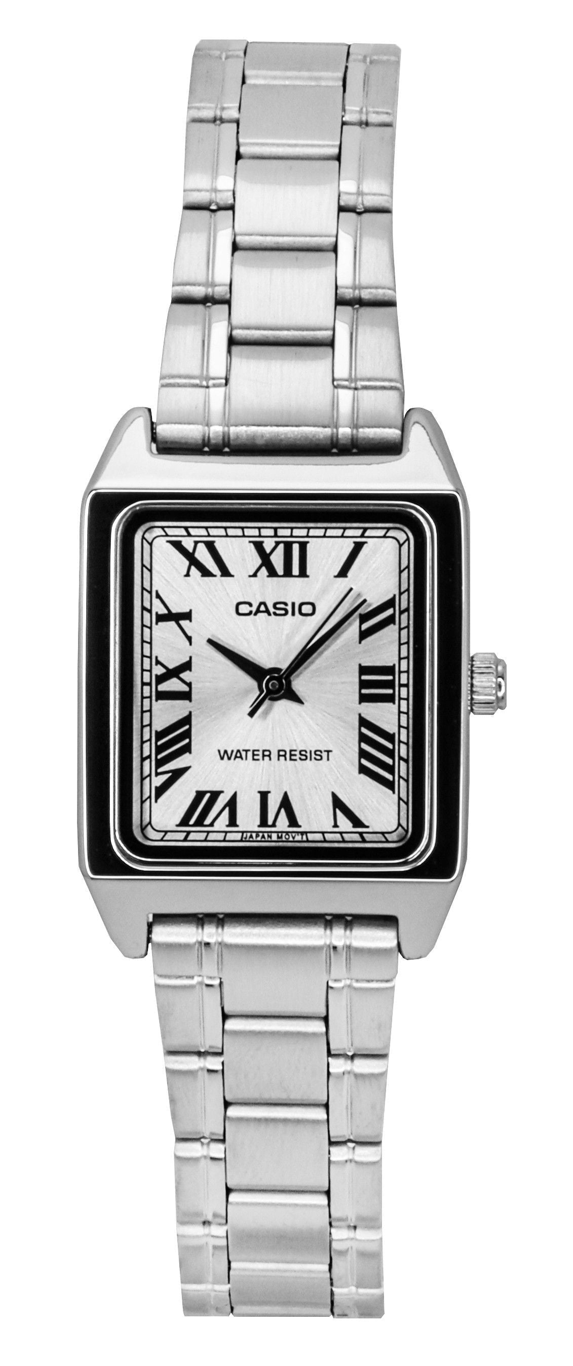 Casio Standard Analog Stainless Steel Silver Dial Quartz LTP - V007D - 7B Women's Watch - Prestige Stones