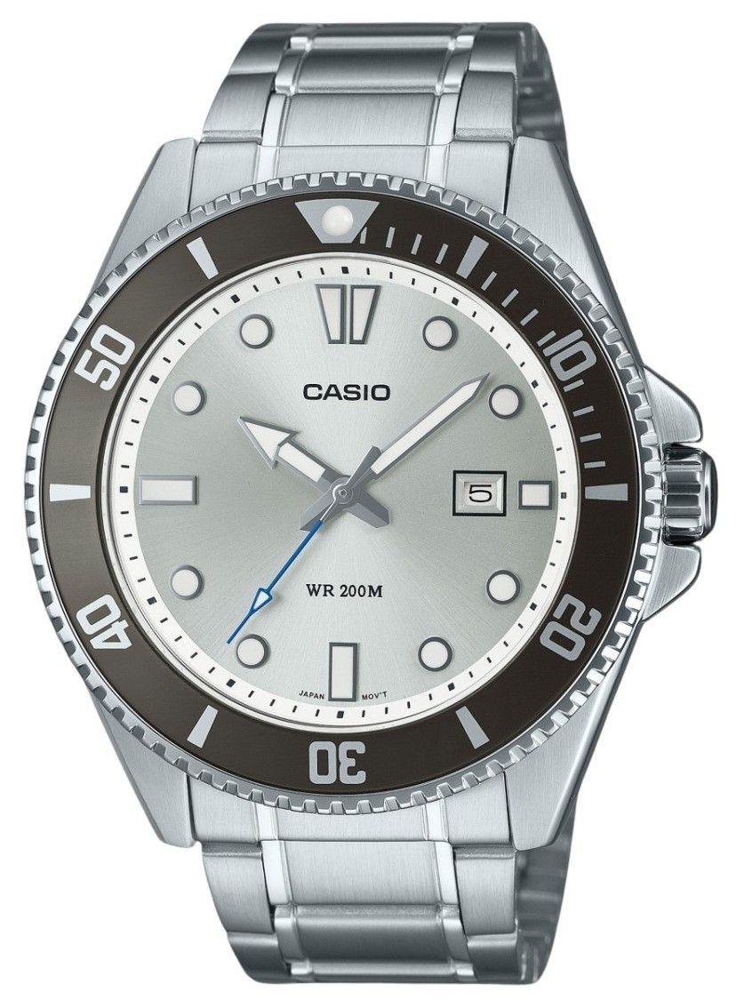 Casio Standard Analog Stainless Steel Silver Dial Quartz MDV - 107D - 7AV 200M Men's Watch - Prestige Stones