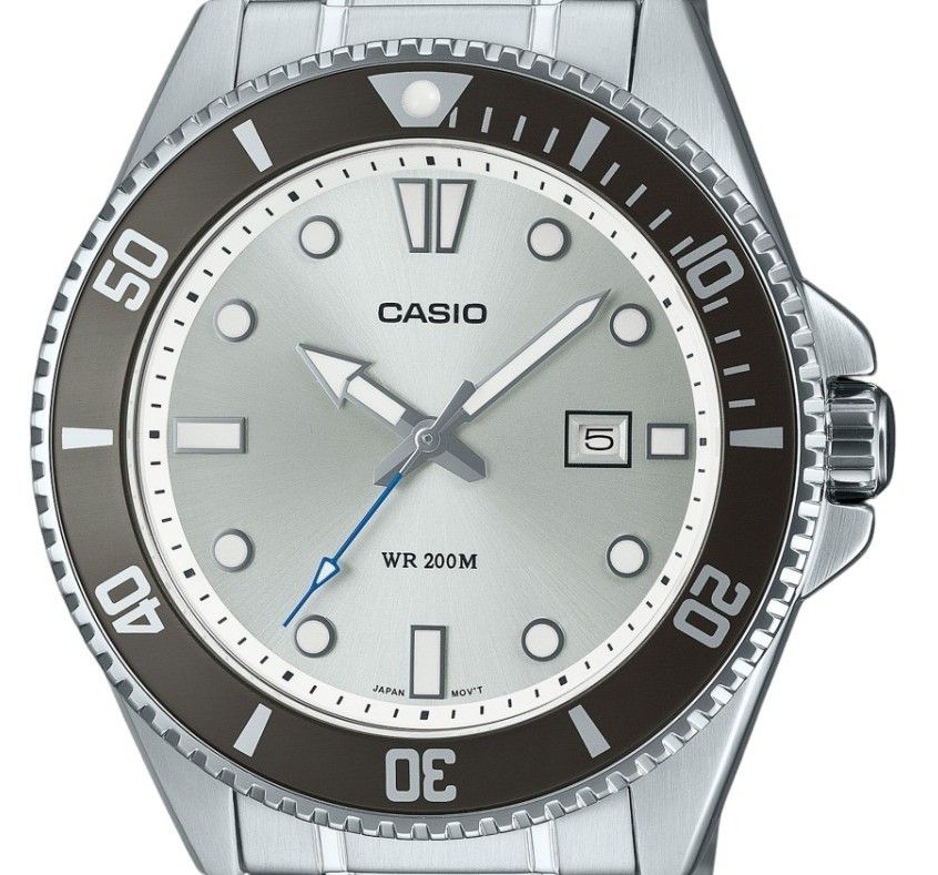 Casio Standard Analog Stainless Steel Silver Dial Quartz MDV - 107D - 7AV 200M Men's Watch - Prestige Stones