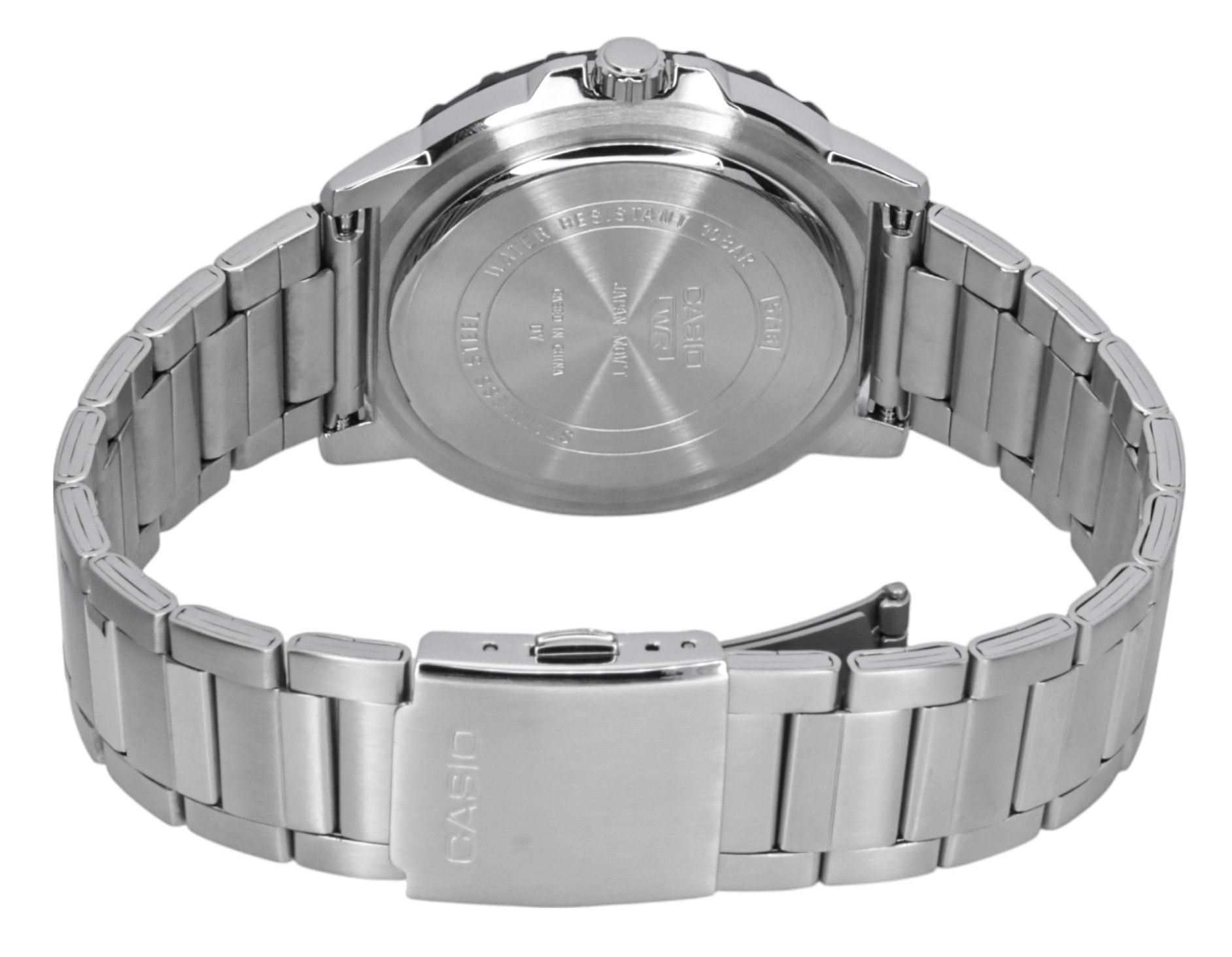 Casio Standard Analog Stainless Steel Silver Dial Quartz MTD - 125D - 7AV 100M Men's Watch - Prestige Stones