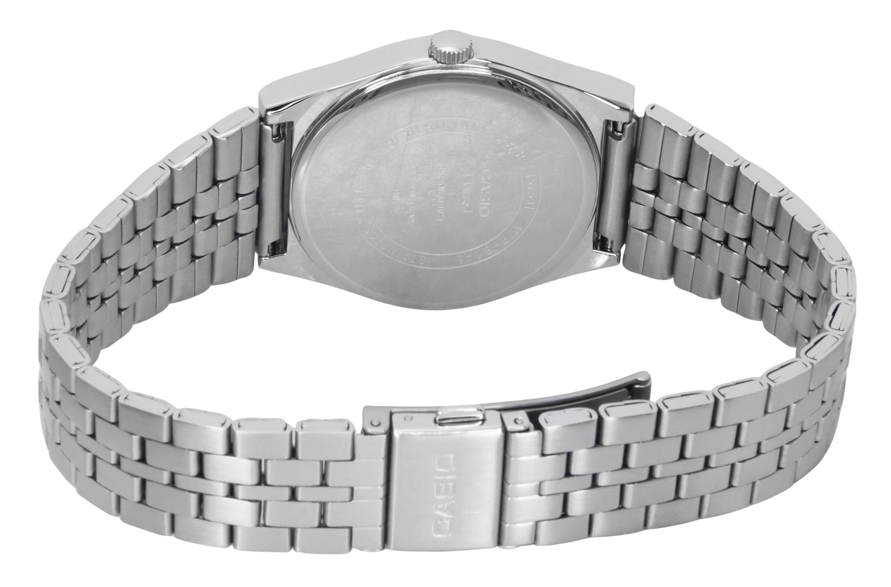 Casio Standard Analog Stainless Steel Silver Dial Quartz MTP - B146D - 7AV Men's Watch - Prestige Stones