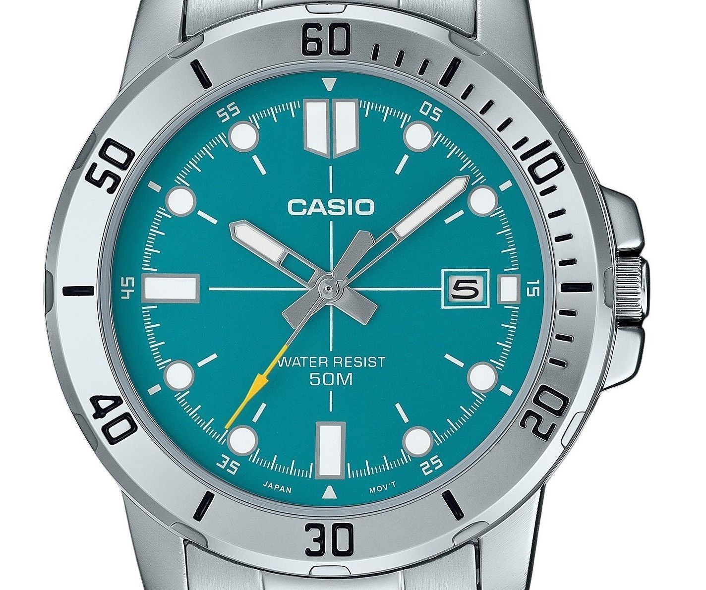 Casio Standard Analog Stainless Steel Turquoise Blue Dial Quartz MTP - VD01D - 3E2V Men's Watch - Prestige Stones