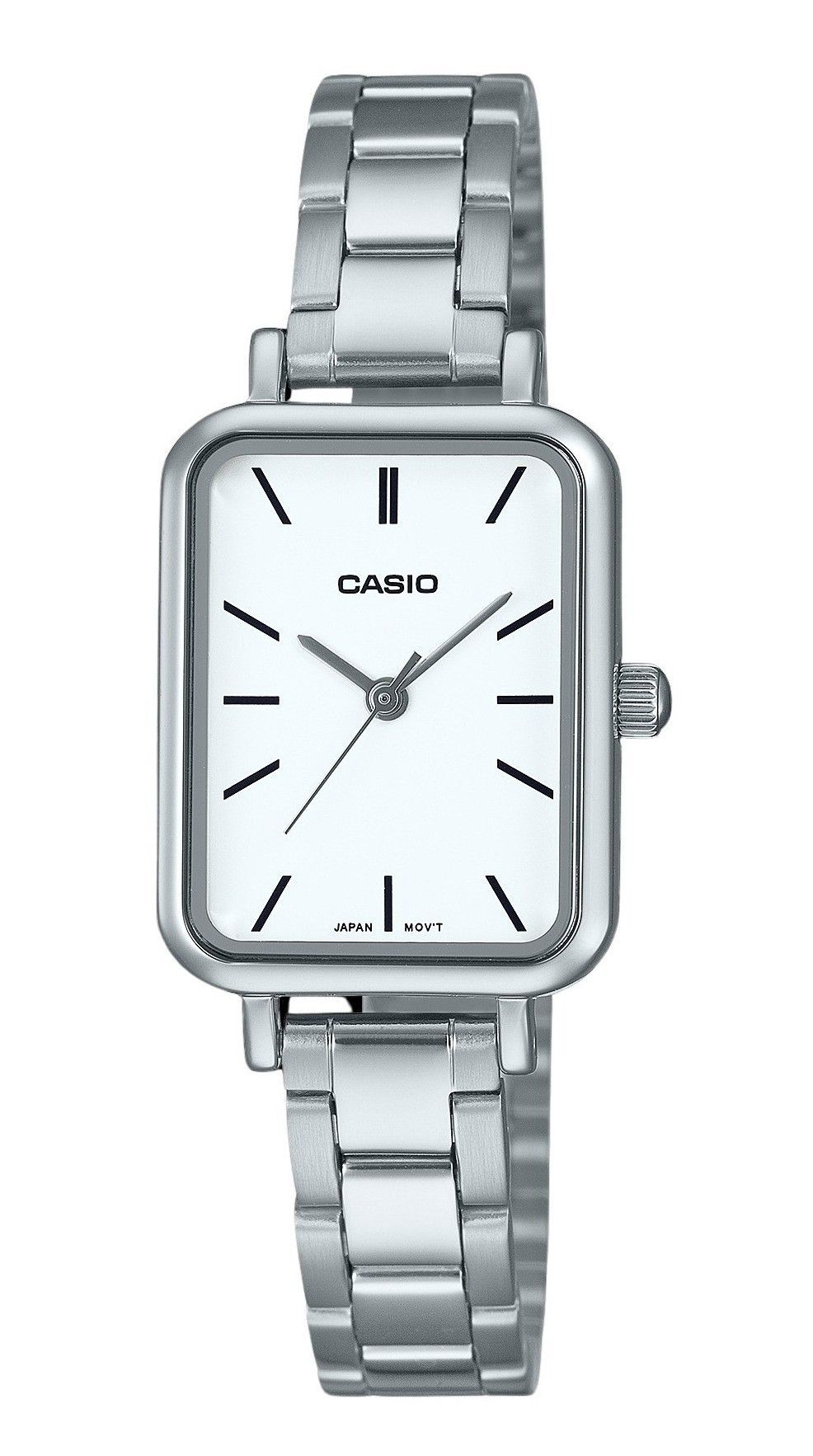 Casio Standard Analog Stainless Steel White Dial Quartz LTP - V009D - 7E Women's Watch - Prestige Stones