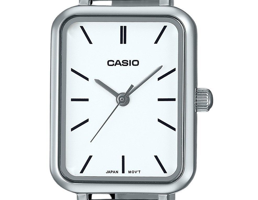 Casio Standard Analog Stainless Steel White Dial Quartz LTP - V009D - 7E Women's Watch - Prestige Stones
