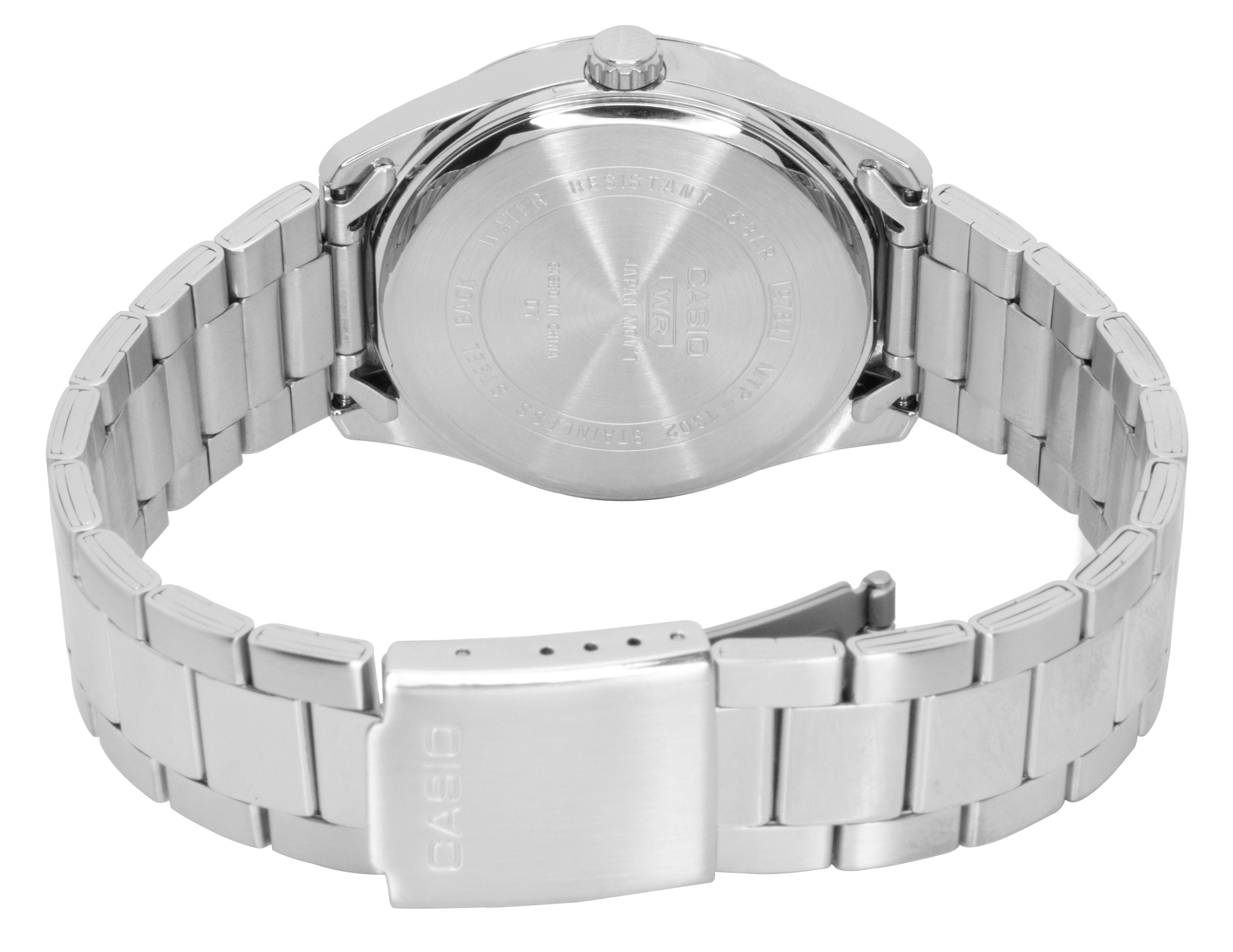Casio Standard Analog Stainless Steel White Dial Quartz MTP - 1302DA - 7AV Unisex Watch - Prestige Stones