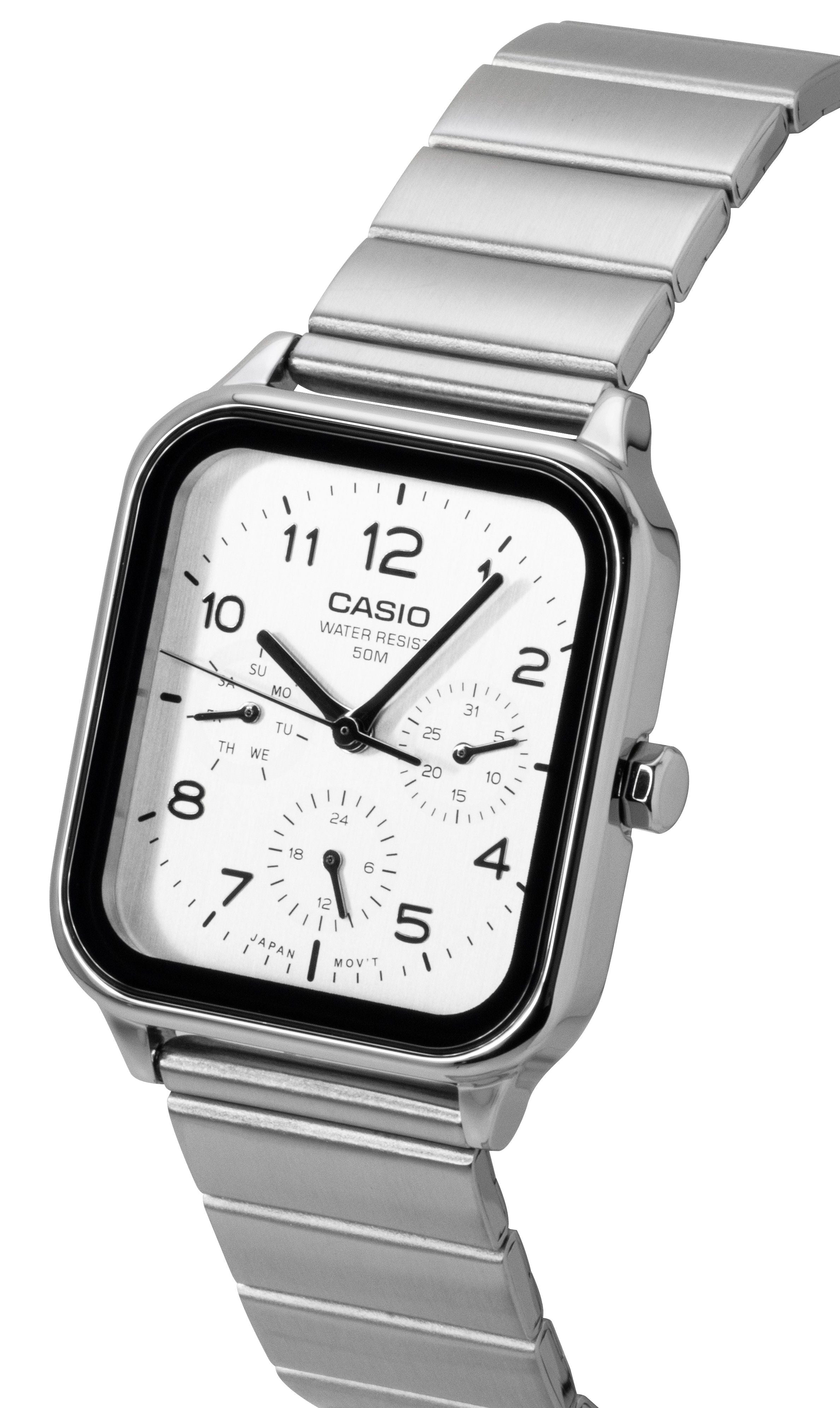 Casio Standard Analog Stainless Steel White Dial Quartz MTP - M306D - 7AV Men's Watch - Prestige Stones