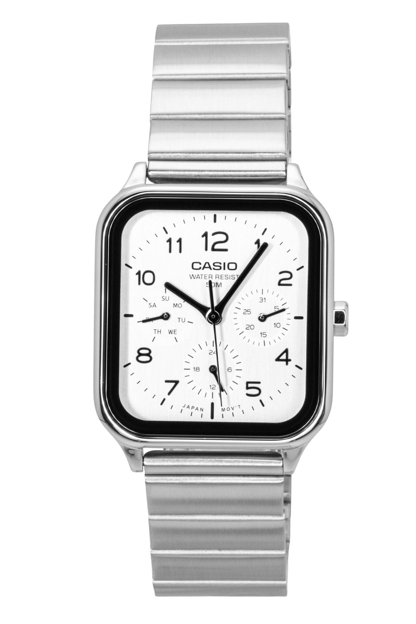 Casio Standard Analog Stainless Steel White Dial Quartz MTP - M306D - 7AV Men's Watch - Prestige Stones