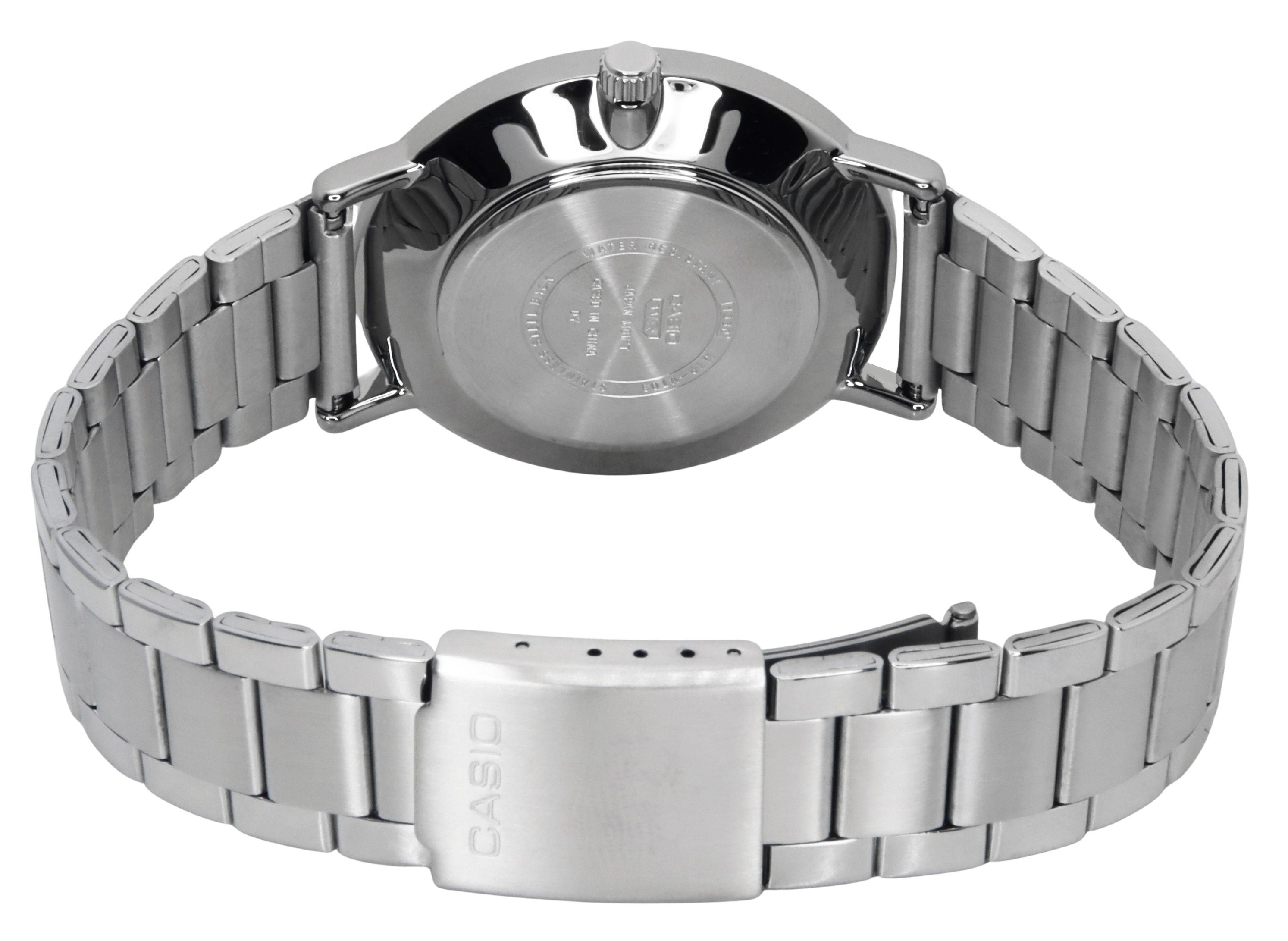 Casio Standard Analog Stainless Steel White Dial Quartz MTP - VT03D - 7B Men's Watch - Prestige Stones